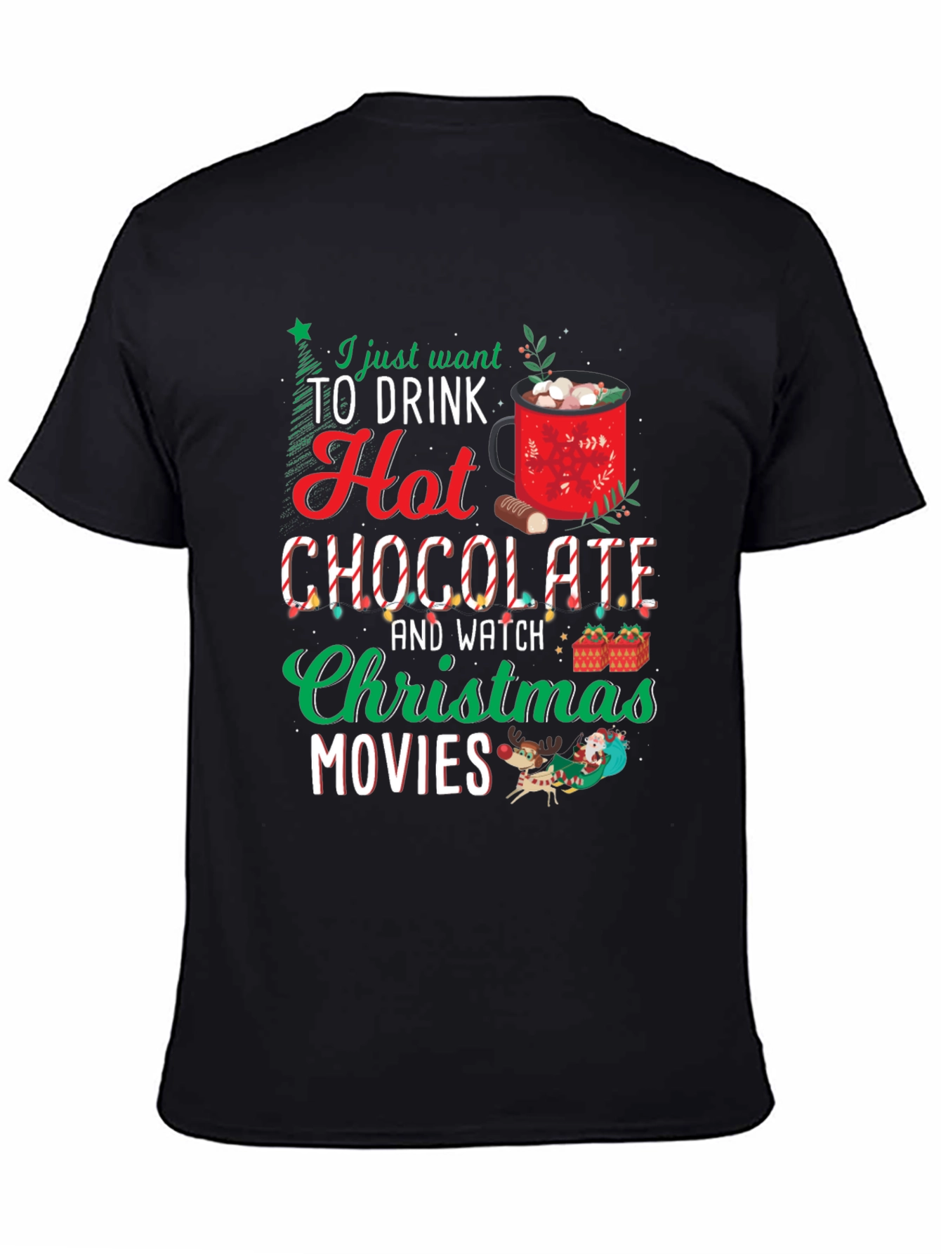 Holiday Hot Chocolate Movie T-Shirt