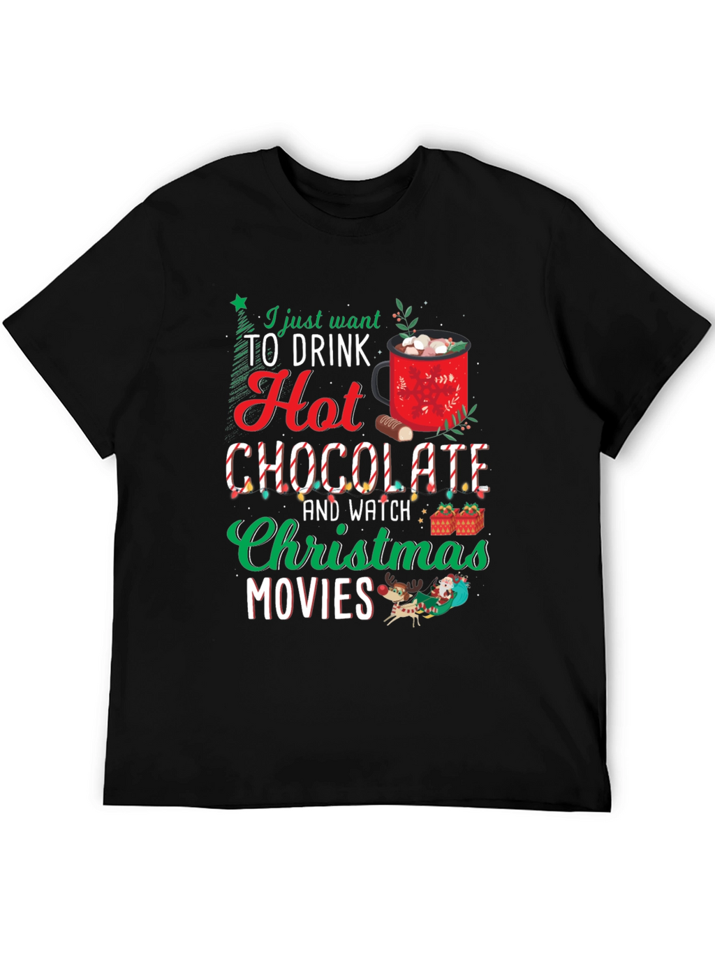 Holiday Hot Chocolate Movie T-Shirt