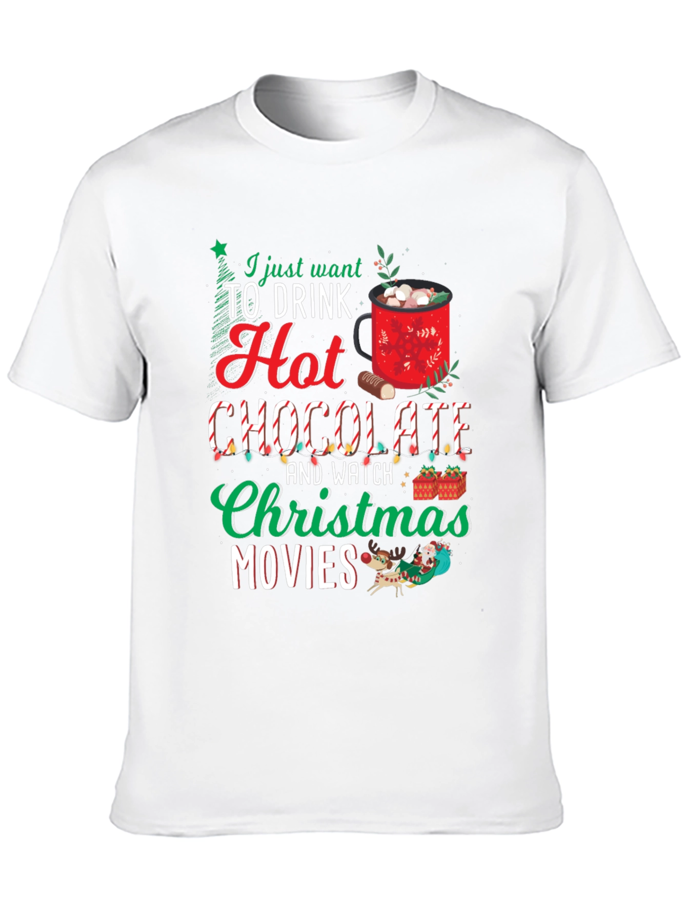 Holiday Hot Chocolate Movie T-Shirt