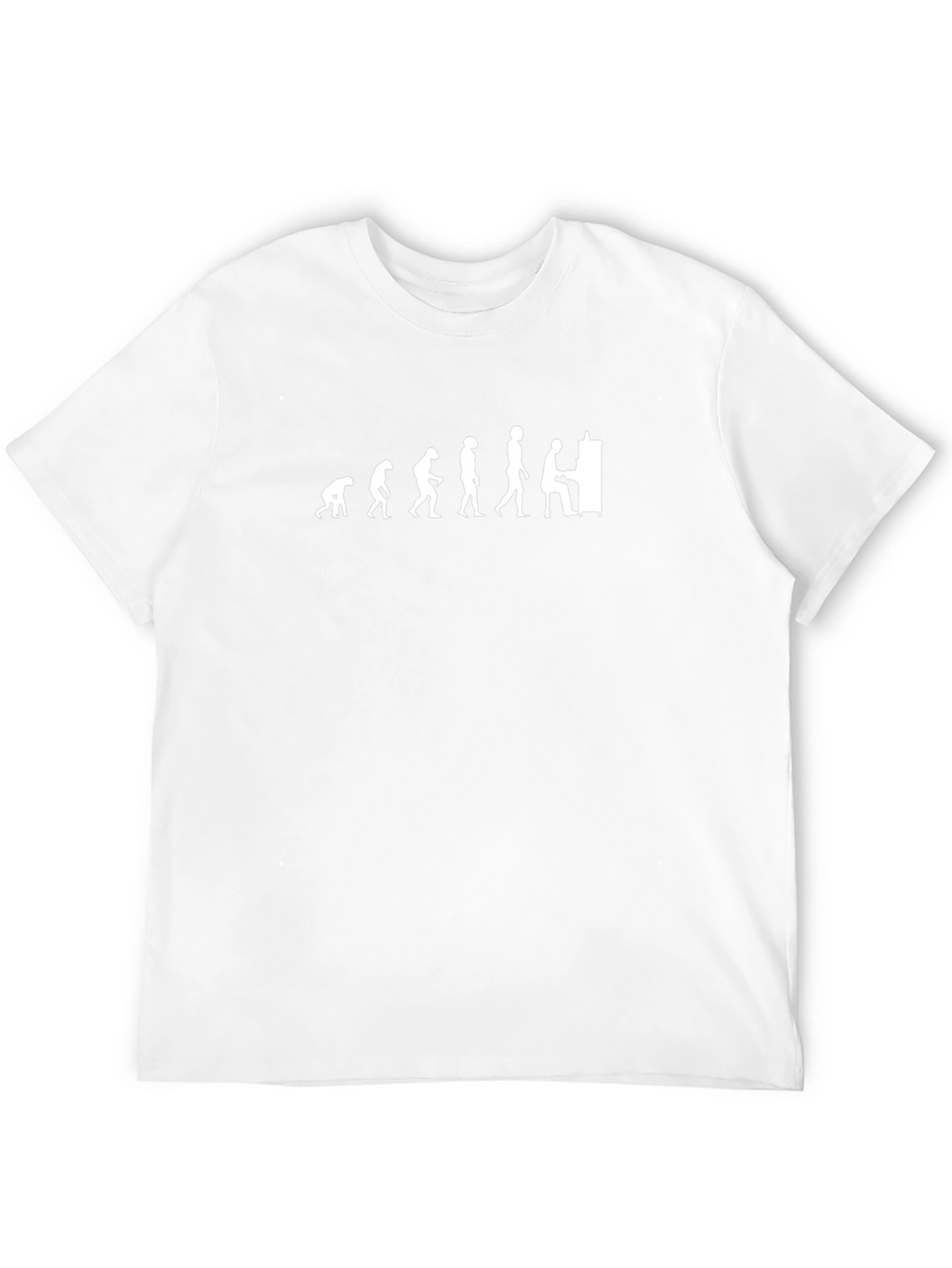 Evolution of Pianist Black T-Shirt