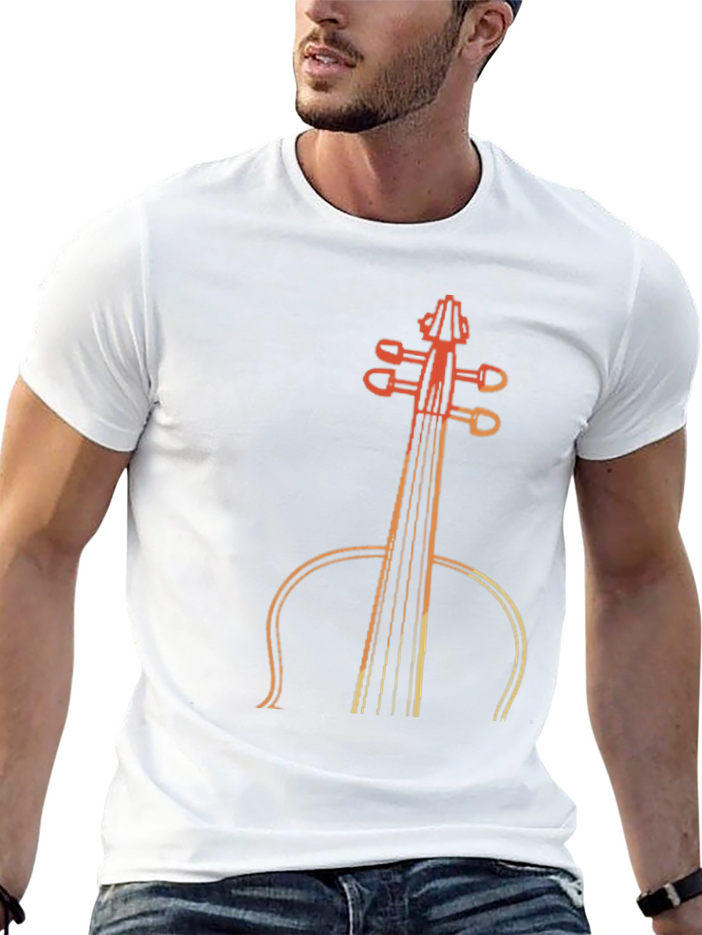 Cello Graphic Tee - Music Lovers T-Shirt