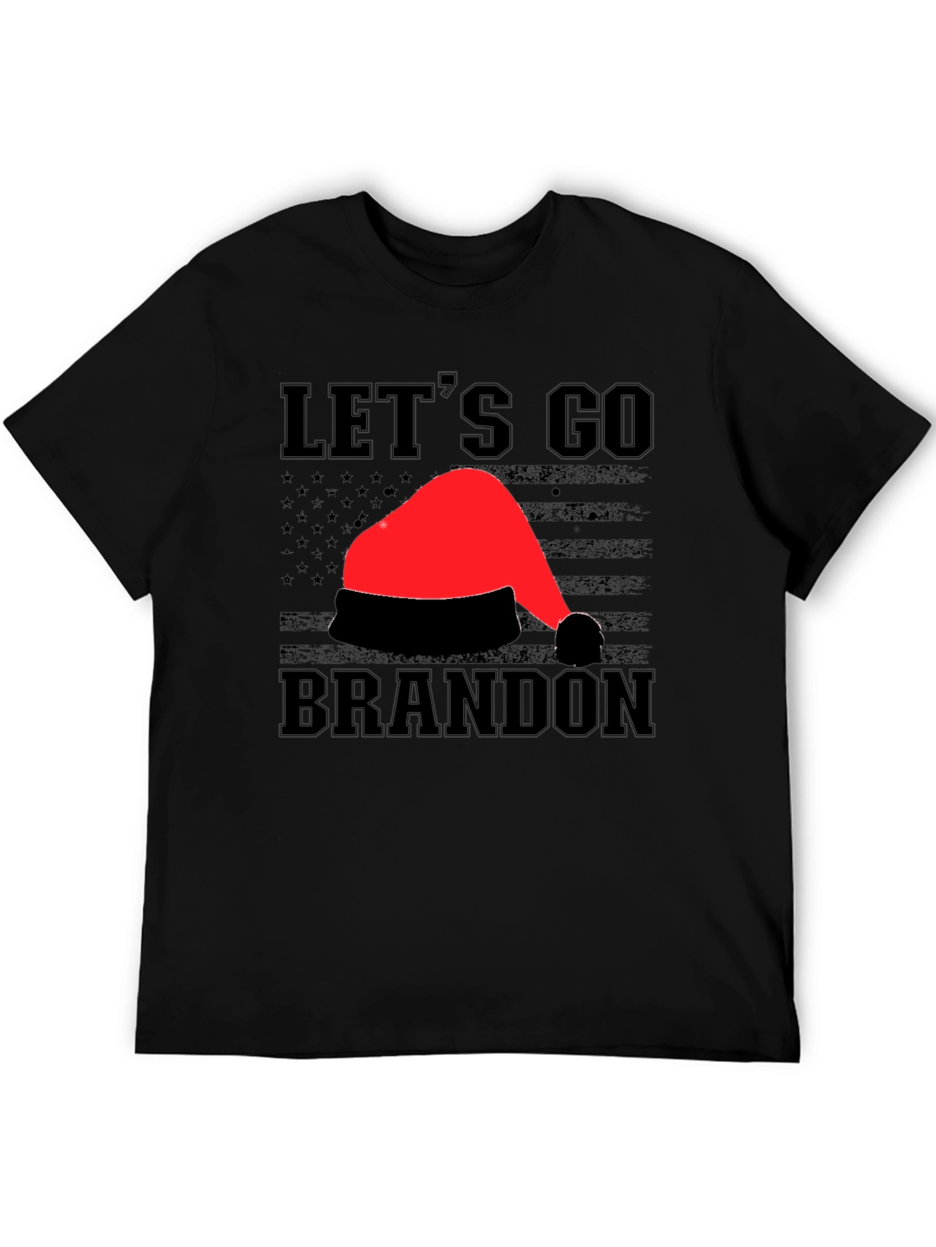 Lets Go Brandon Santa Hat T-Shirt
