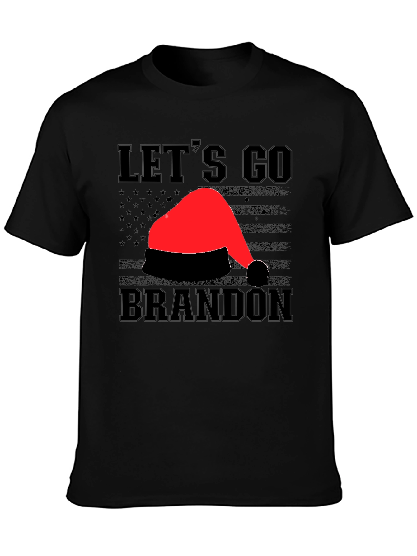 Lets Go Brandon Santa Hat T-Shirt