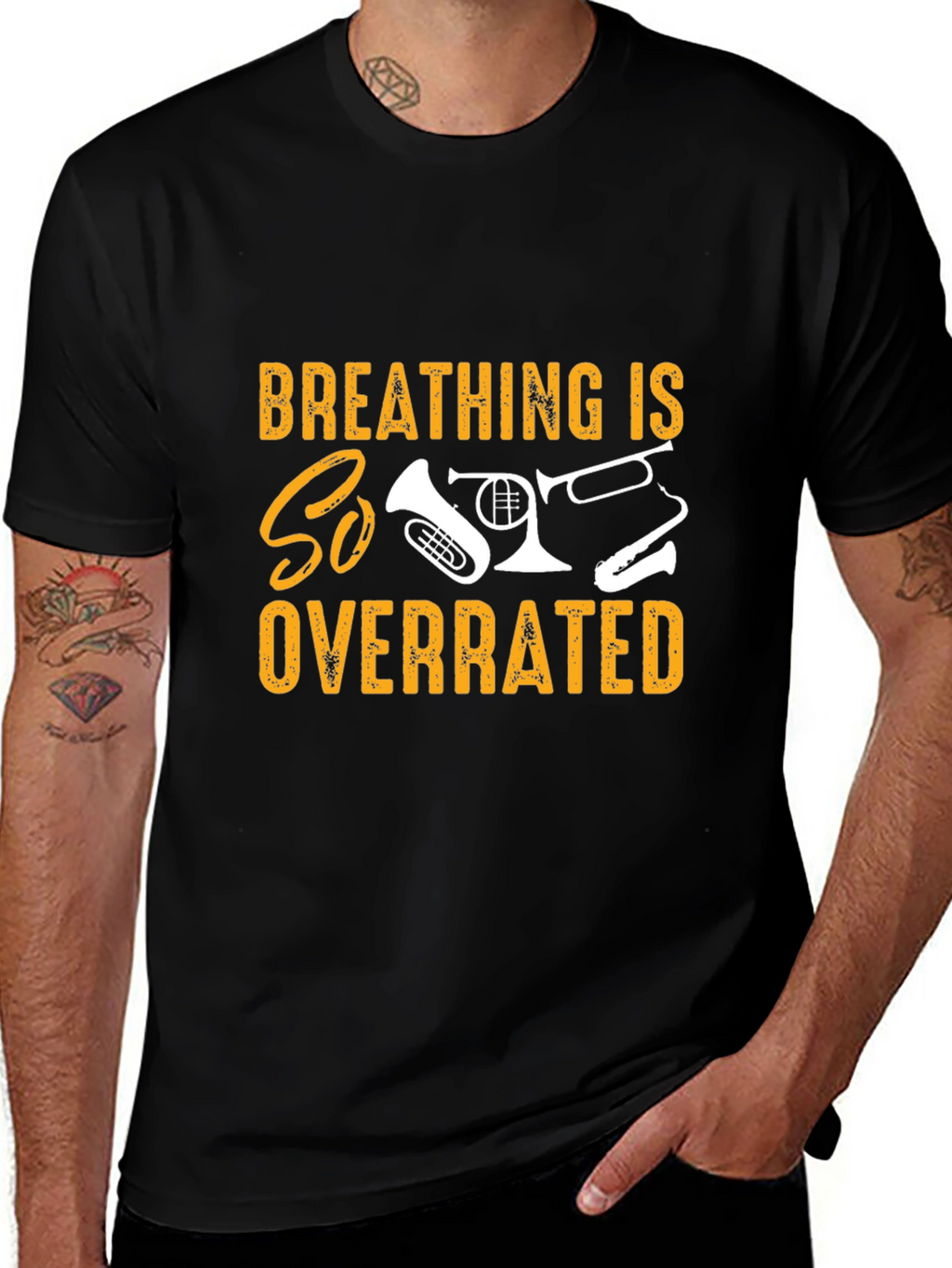 Breathing is So Overrated Musician T-Shirt