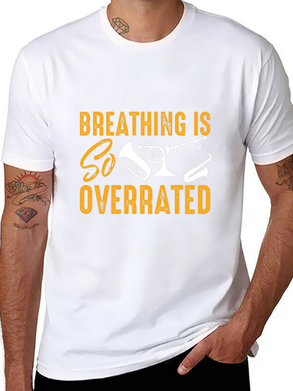 Breathing is So Overrated Musician T-Shirt