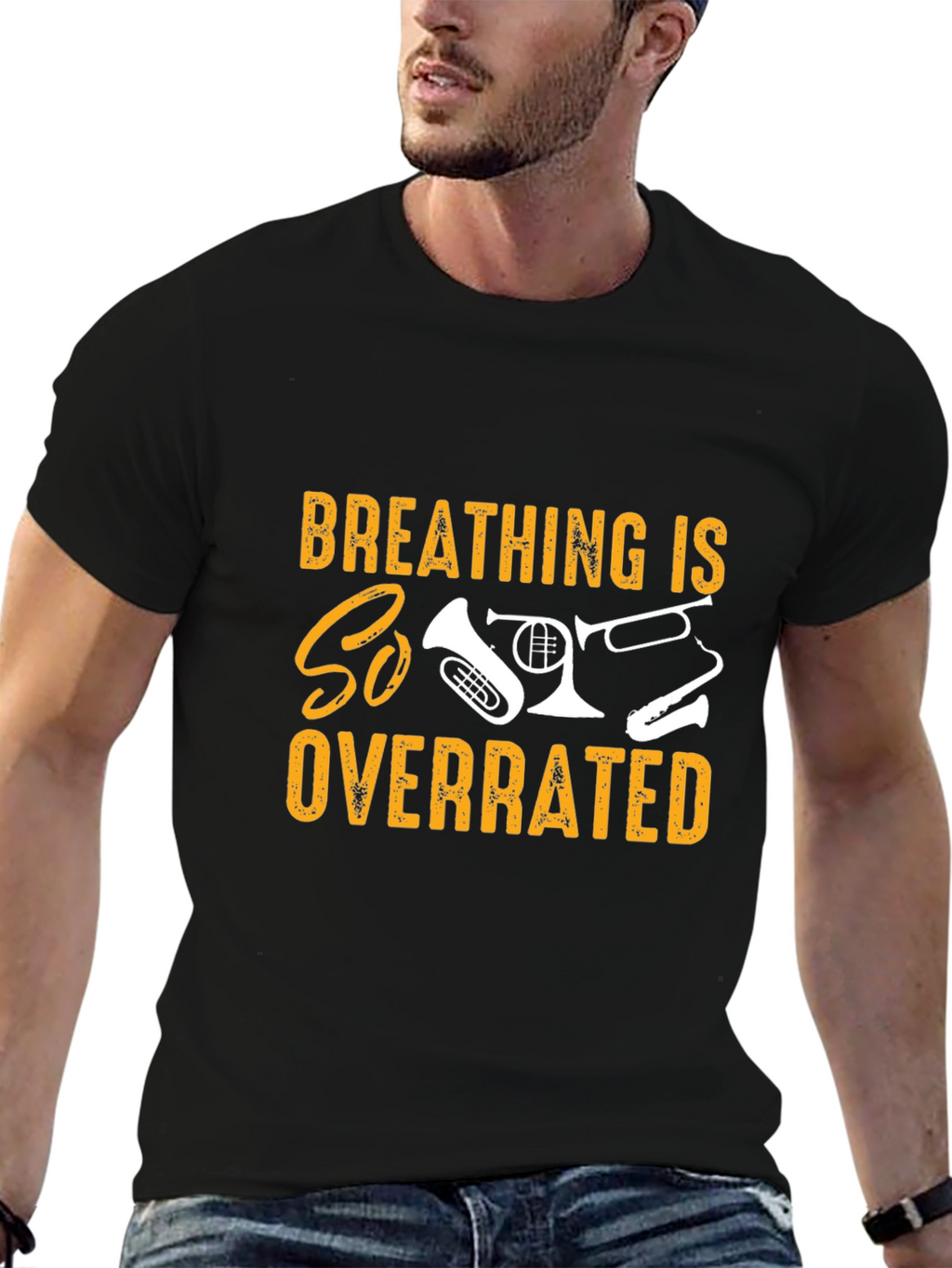 Breathing is So Overrated Musician T-Shirt
