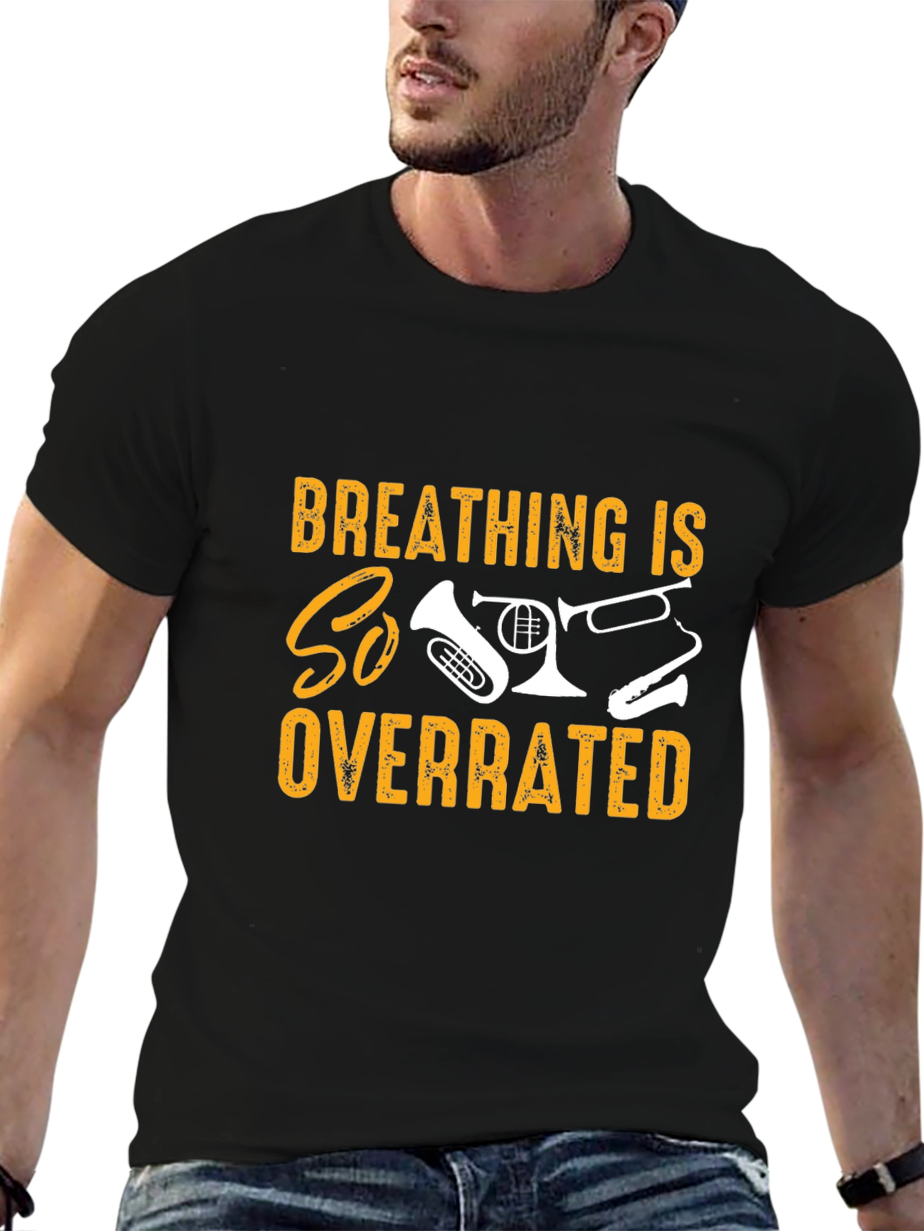 Breathing is So Overrated Musician T-Shirt