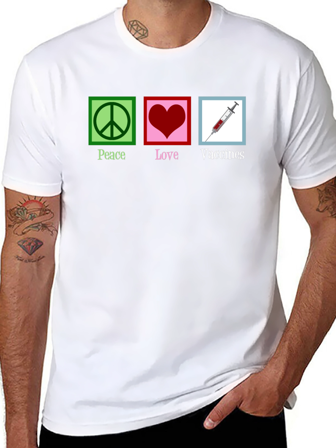 Peace Love Vaccines T-Shirt