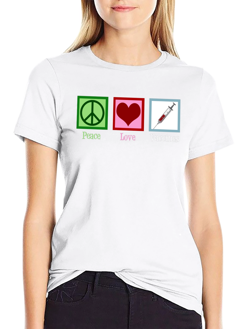 Peace Love Vaccines T-Shirt