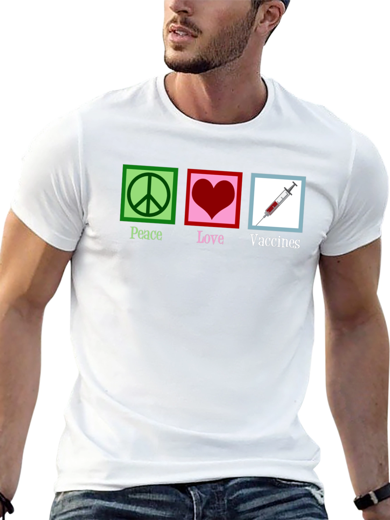 Peace Love Vaccines T-Shirt