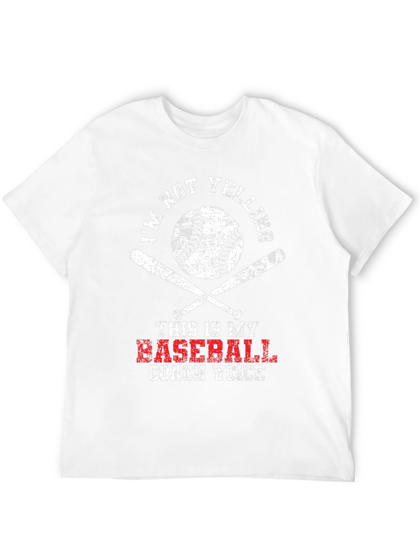 Baseball Coach Voice T-Shirt - Funny Sports Tee