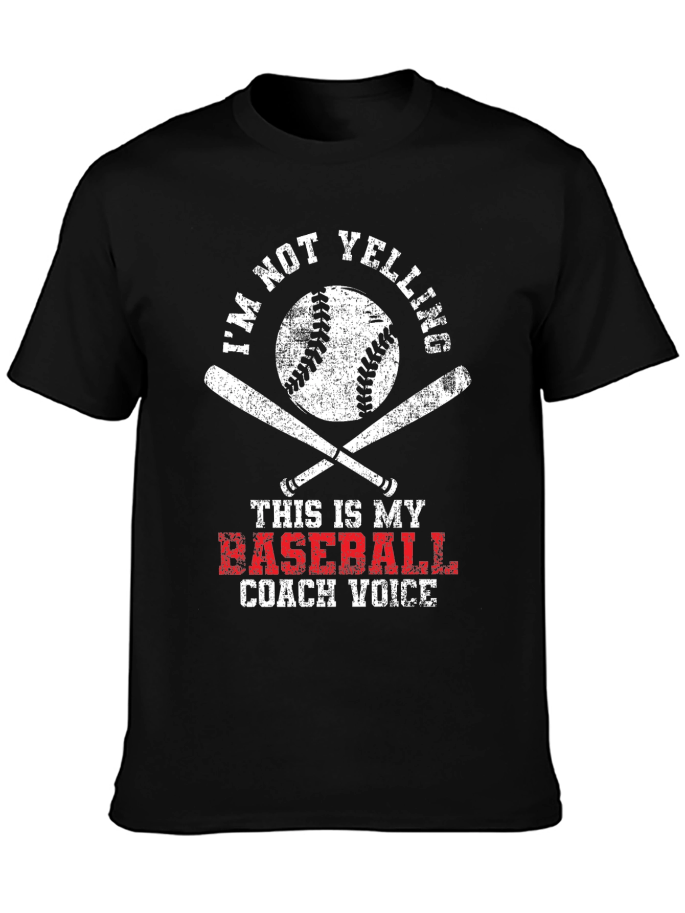 Baseball Coach Voice T-Shirt - Funny Sports Tee