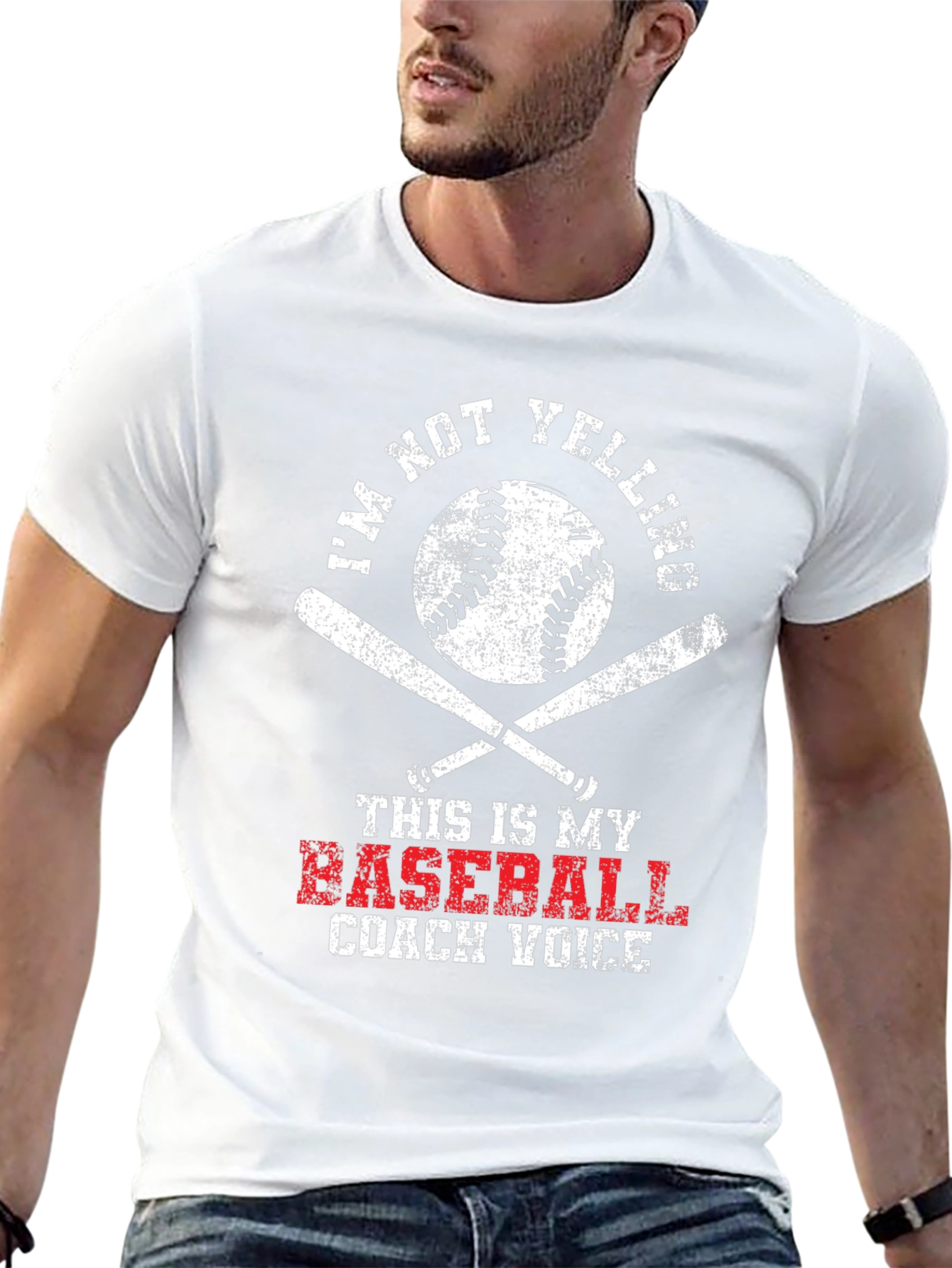Baseball Coach Voice T-Shirt - Funny Sports Tee