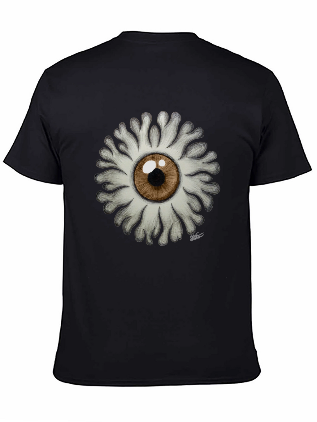 Eye Flower Graphic T-Shirt - Unique Design!