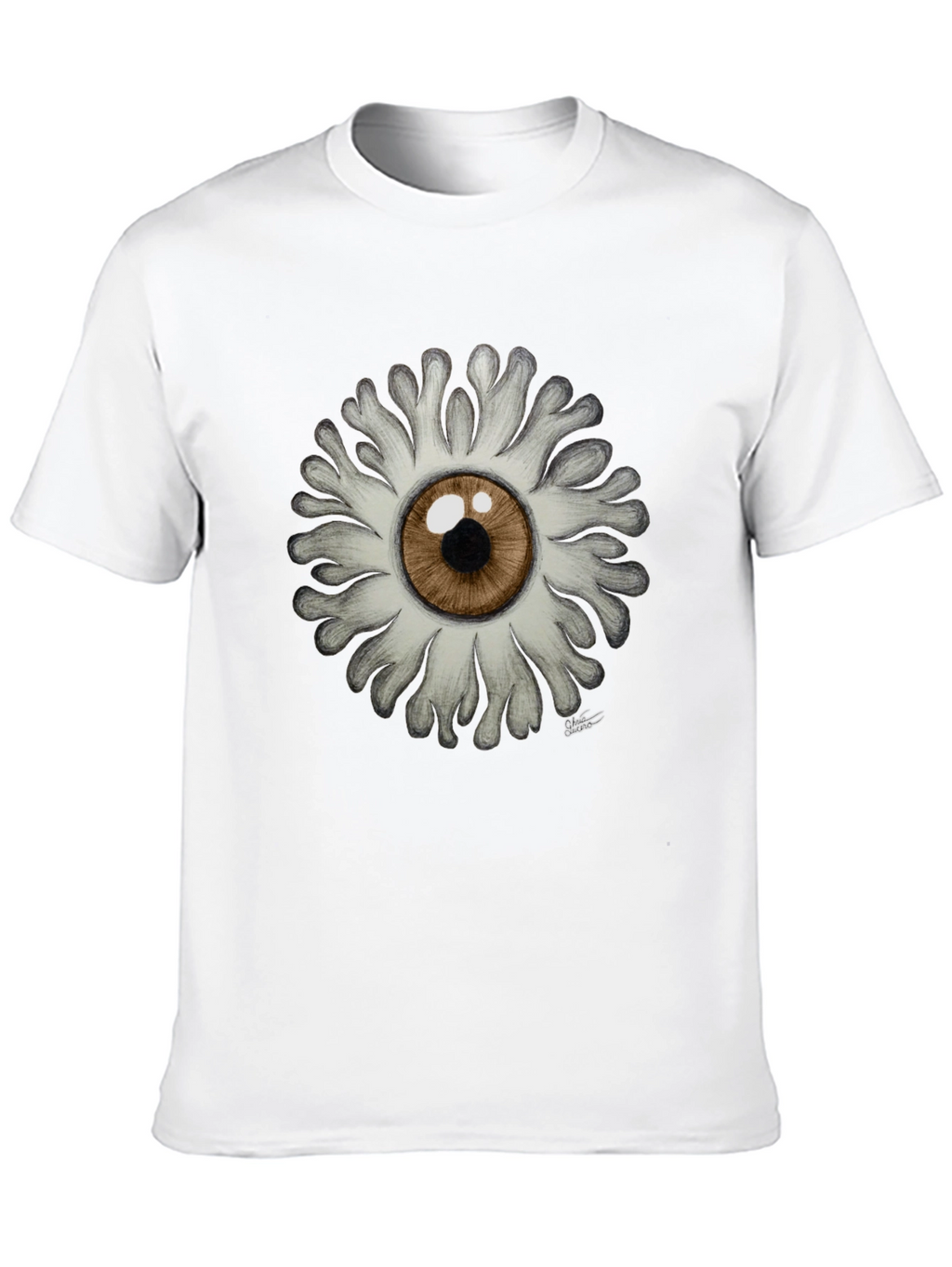 Eye Flower Graphic T-Shirt - Unique Design!