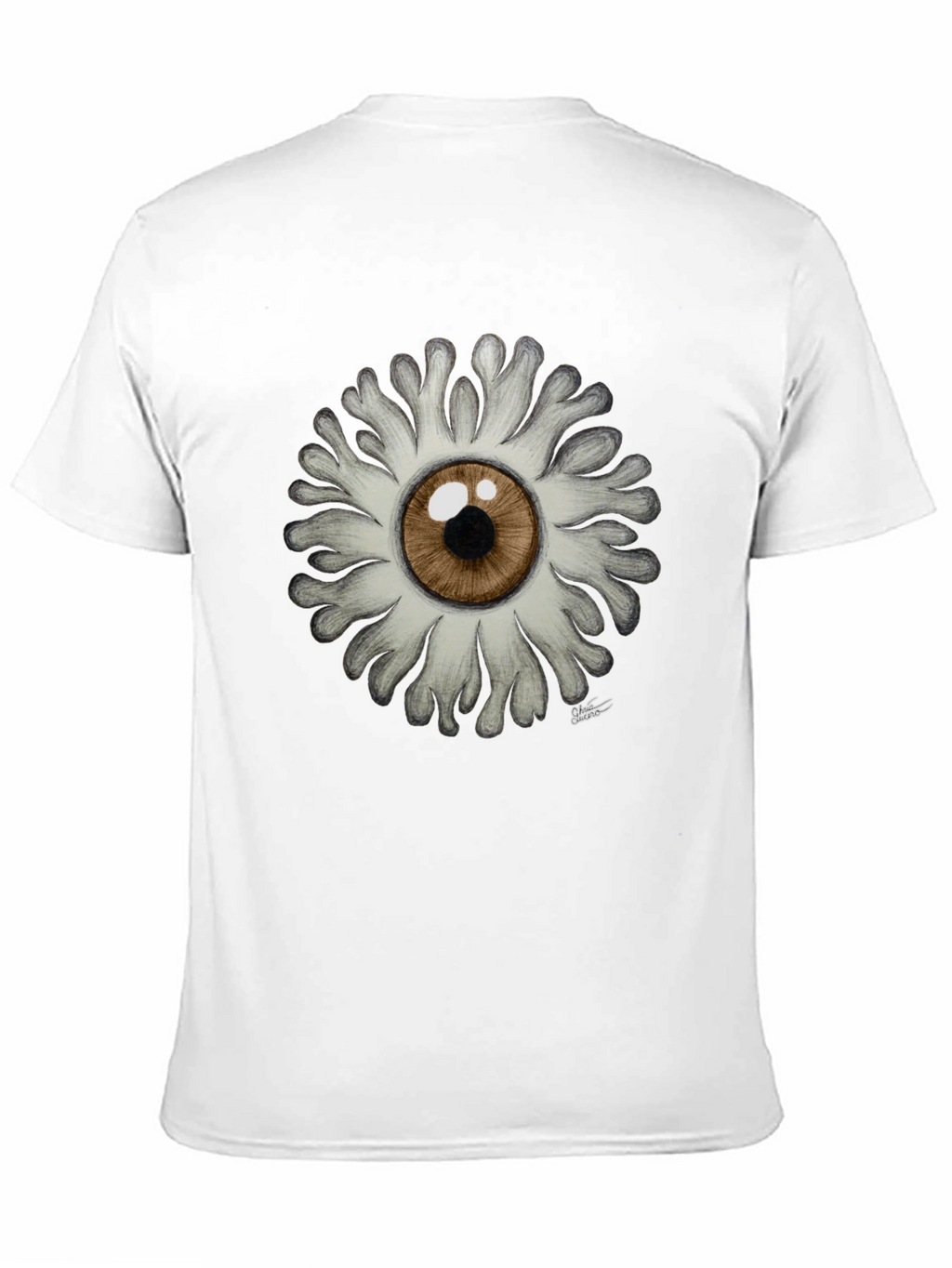 Eye Flower Graphic T-Shirt - Unique Design!