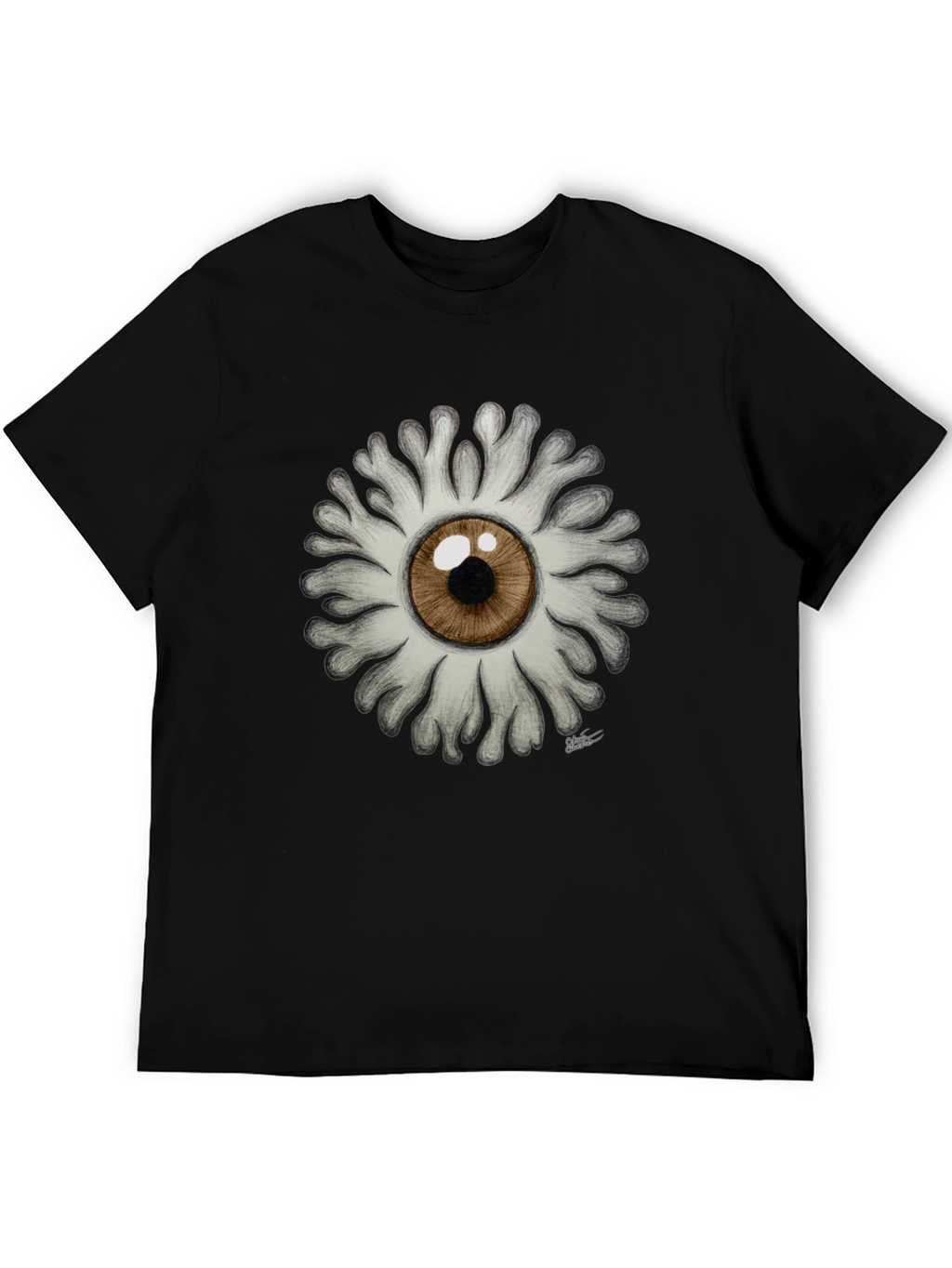 Eye Flower Graphic T-Shirt - Unique Design!