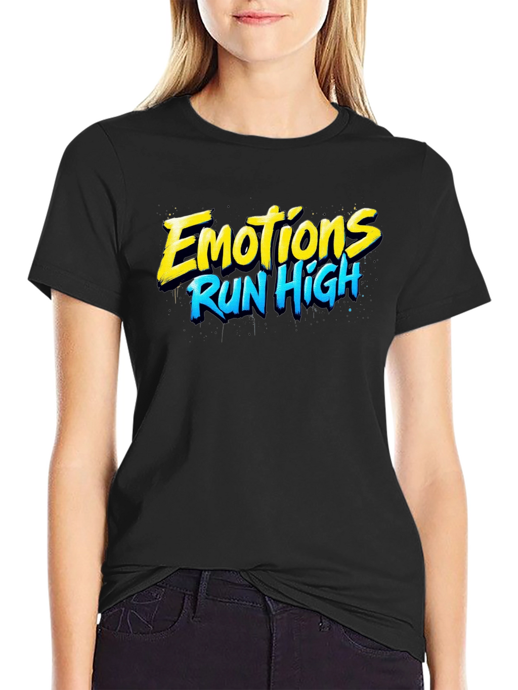 Emotions Run High Graphic T-Shirt