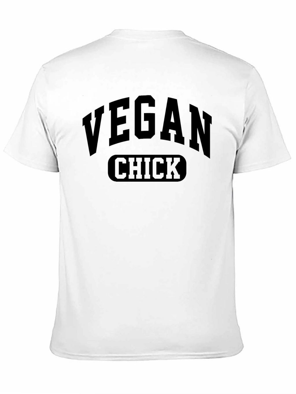 Vegan Chick Black Graphic Tee