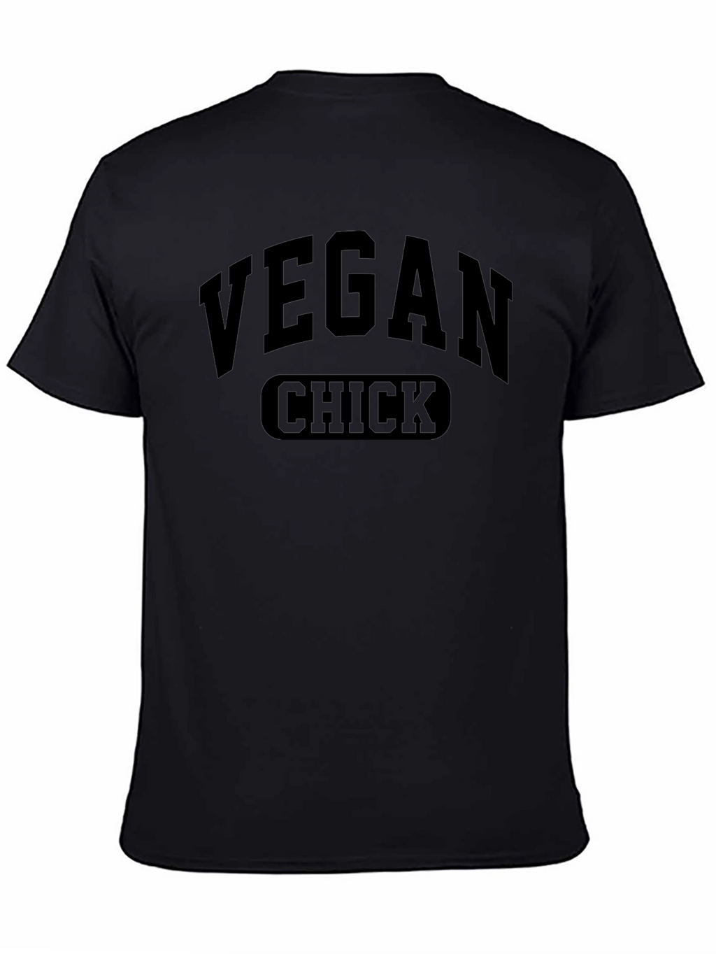 Vegan Chick Black Graphic Tee
