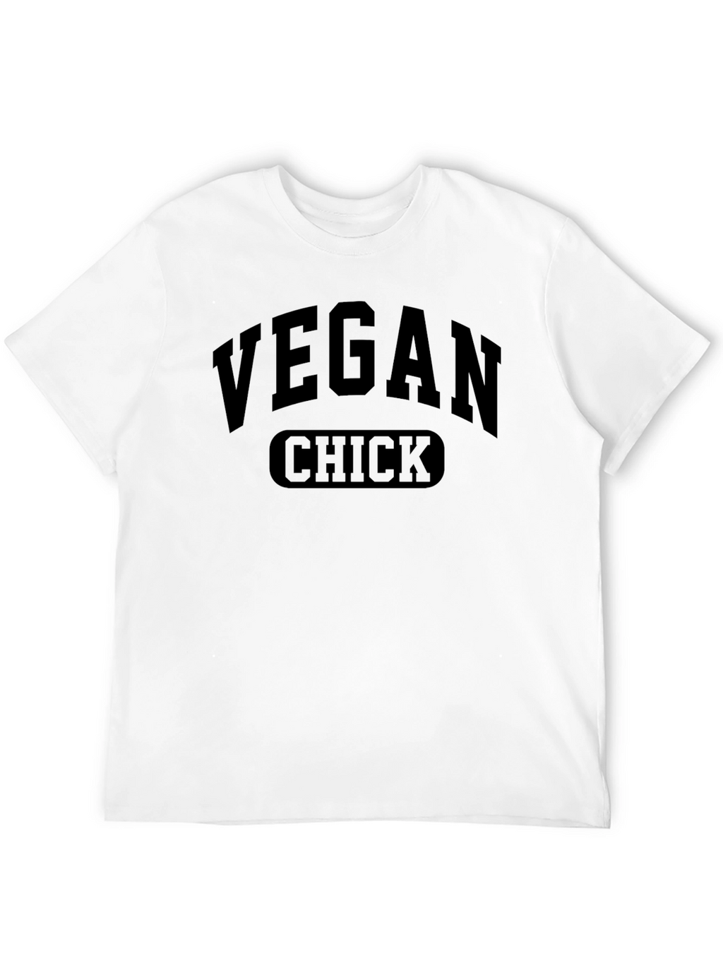 Vegan Chick Black Graphic Tee