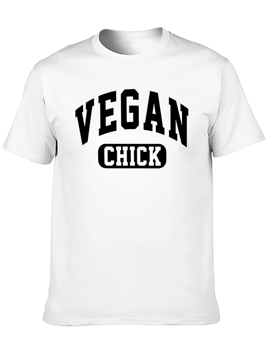 Vegan Chick Black Graphic Tee