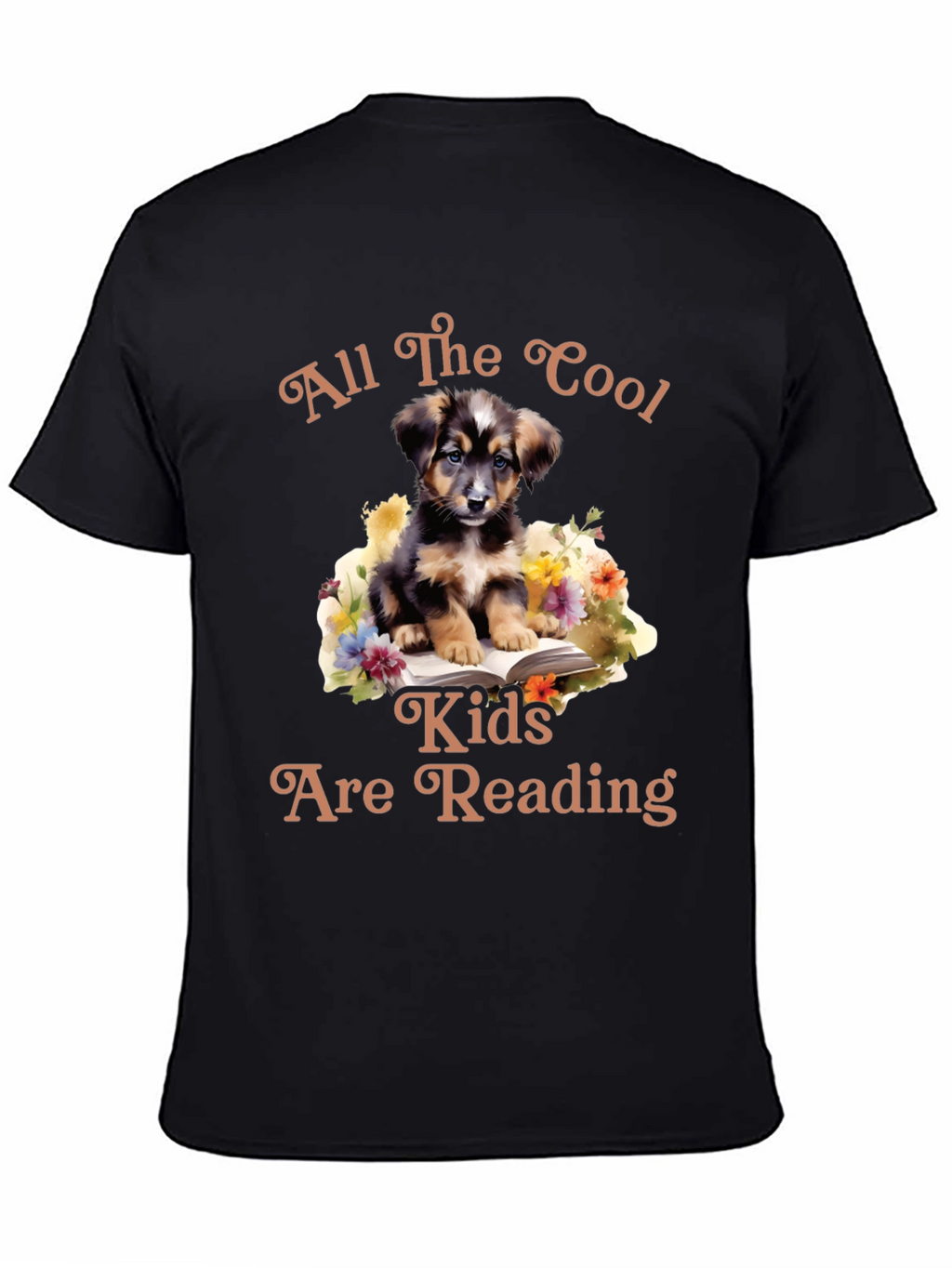 Cool Kids Reading Dog T-Shirt