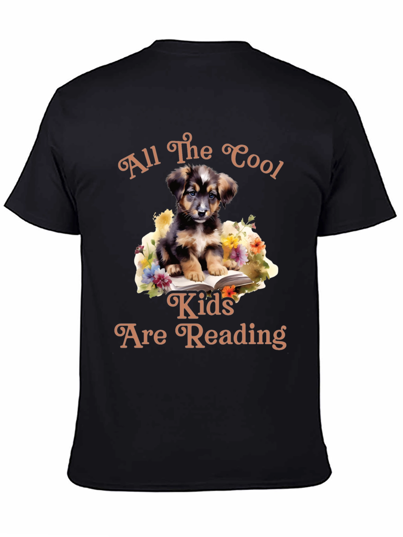 Cool Kids Reading Dog T-Shirt