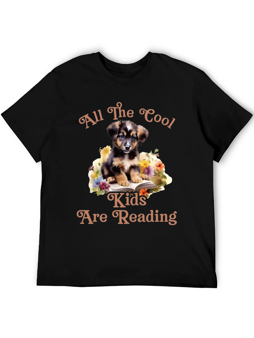 Cool Kids Reading Dog T-Shirt