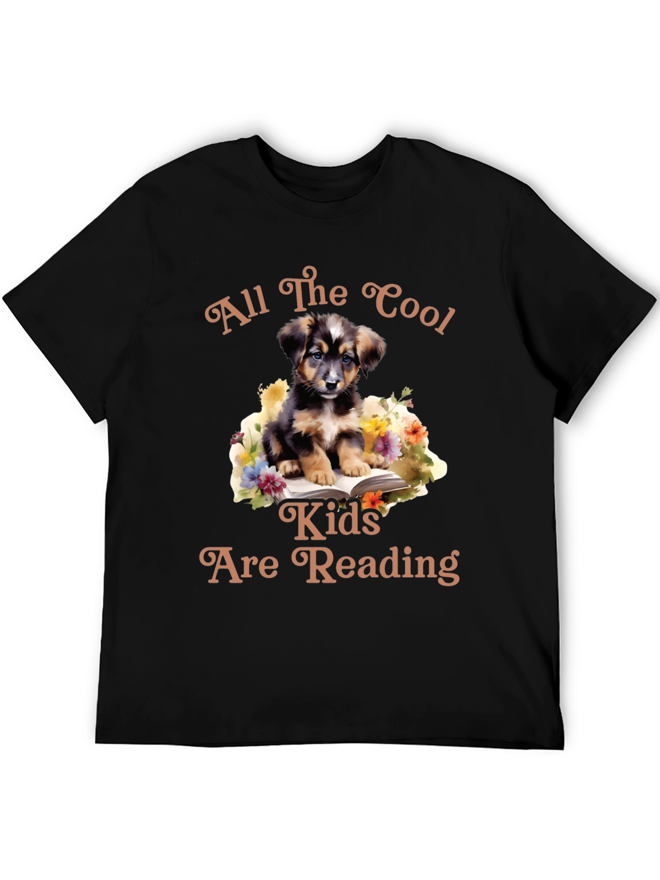 Cool Kids Reading Dog T-Shirt