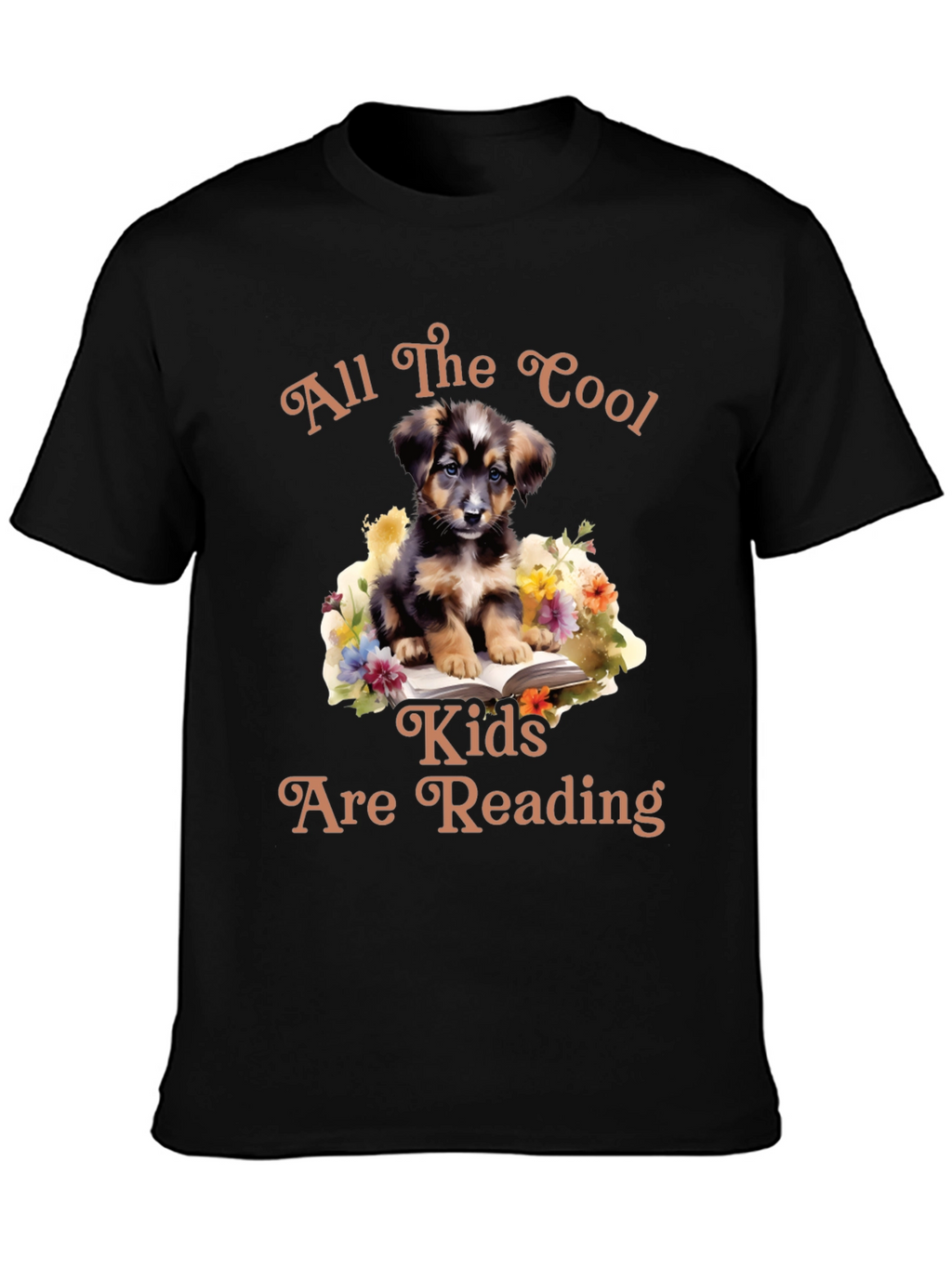 Cool Kids Reading Dog T-Shirt