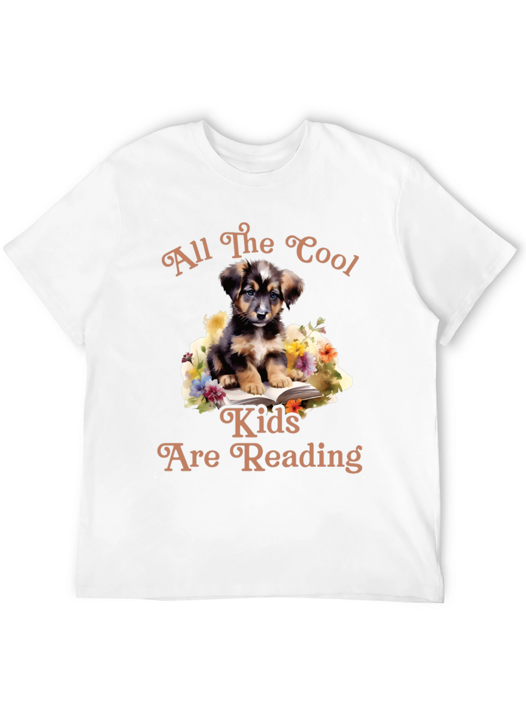 Cool Kids Reading Dog T-Shirt