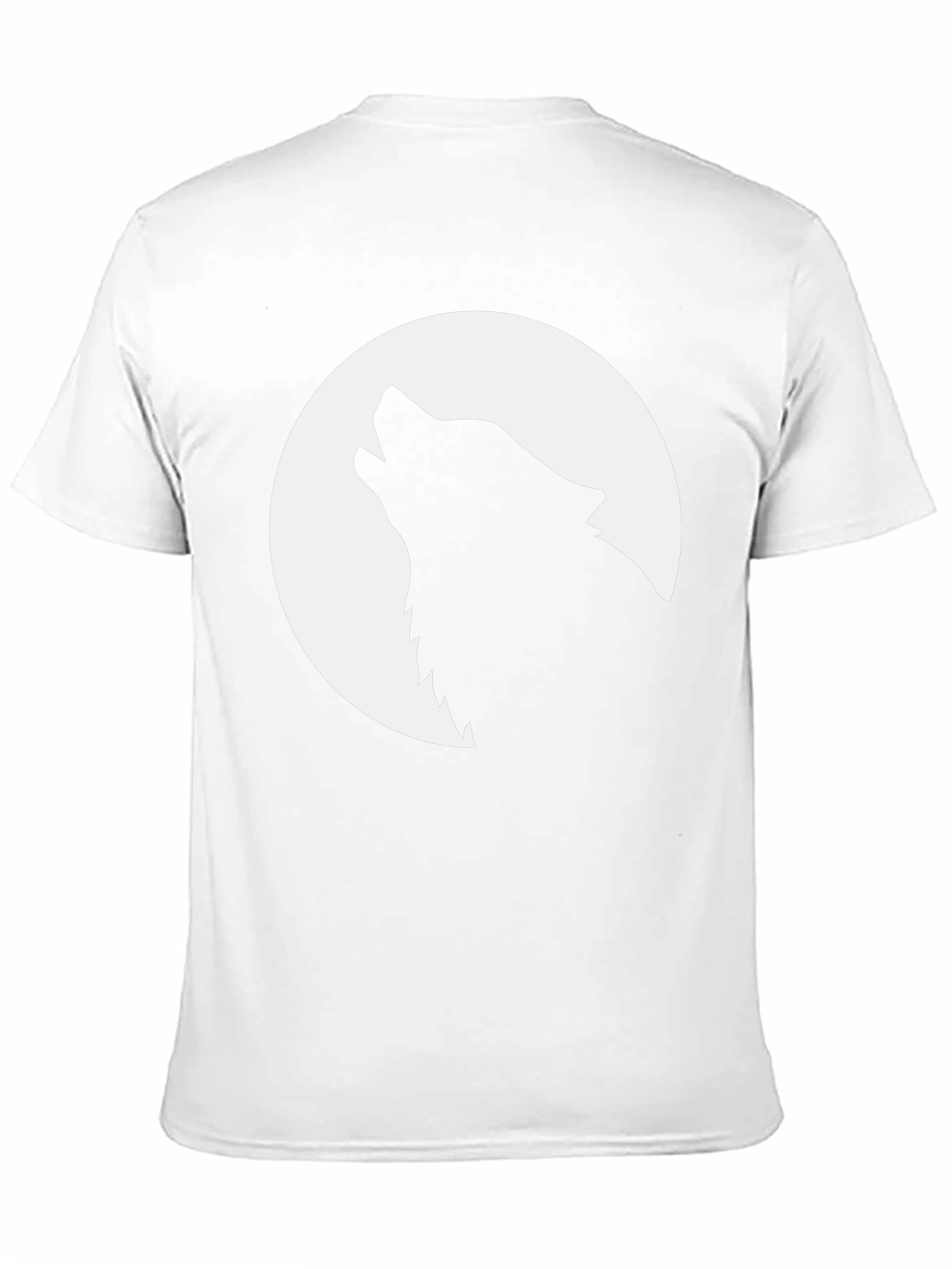 Wolf Moon Graphic Tee - Black Cotton T-Shirt