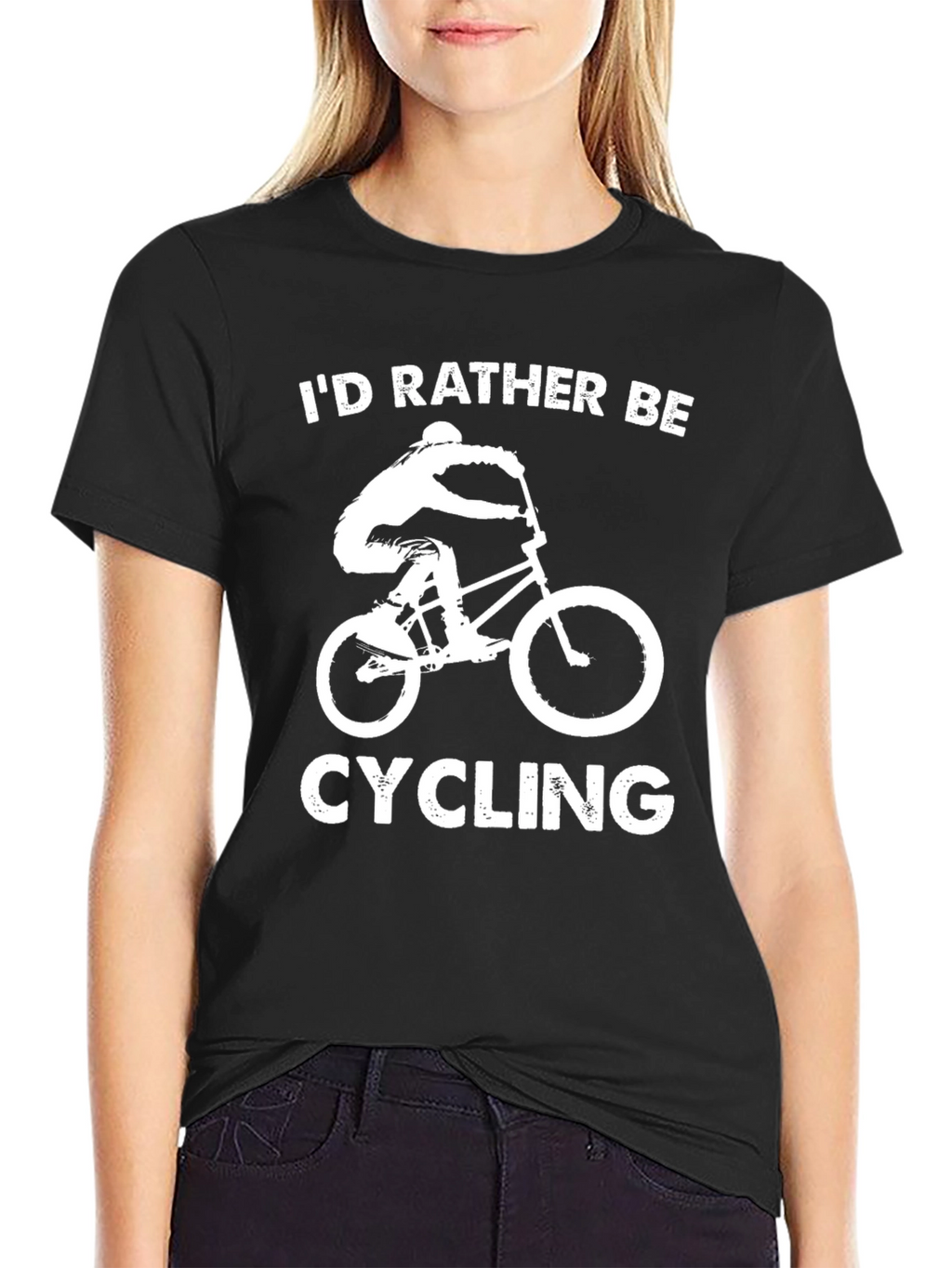 Cycling Enthusiast T-Shirt: Id Rather Be Cycling