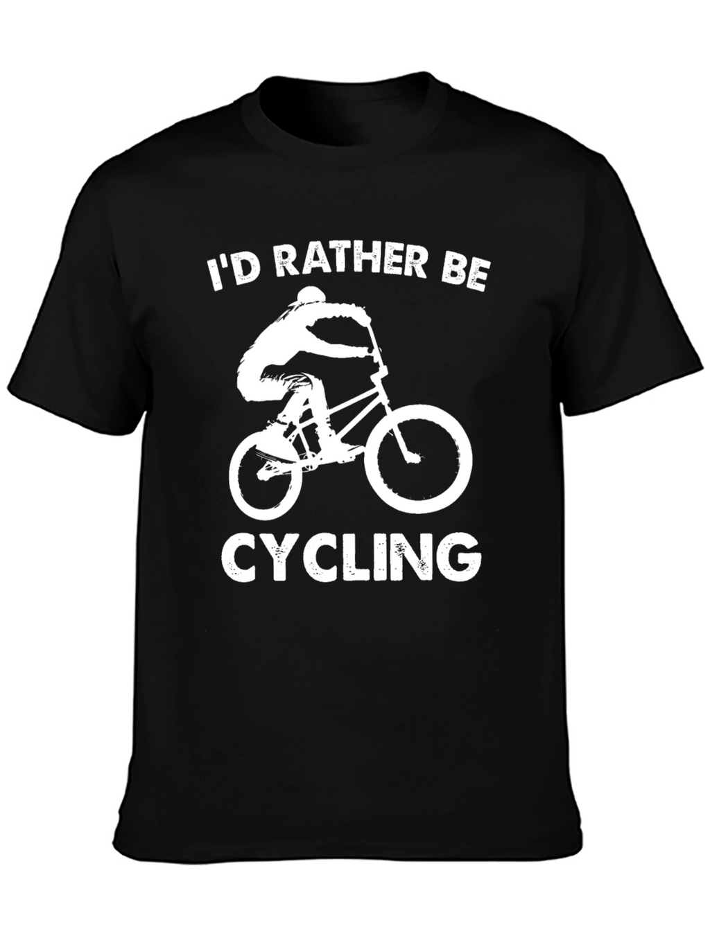 Cycling Enthusiast T-Shirt: Id Rather Be Cycling