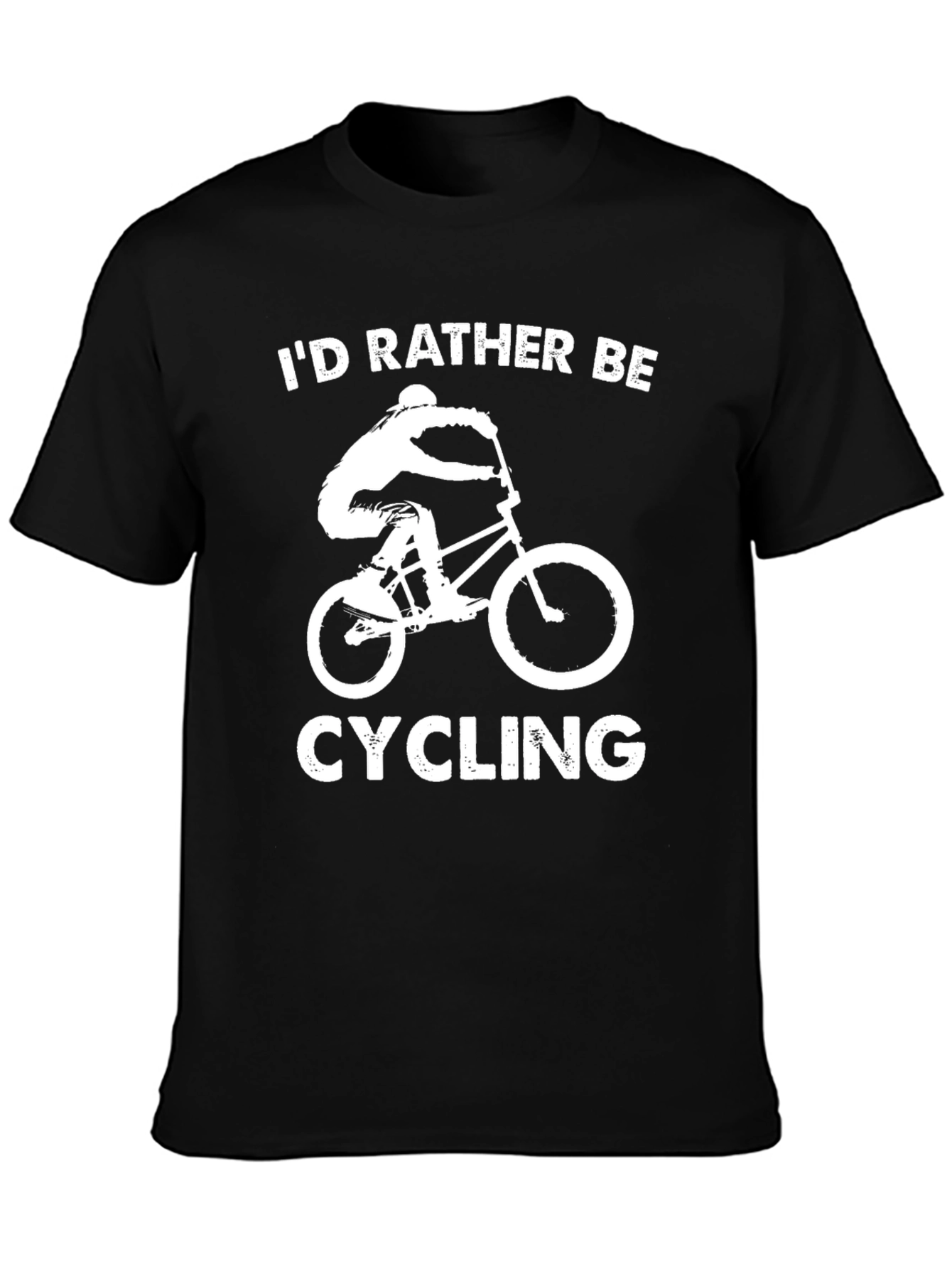 Cycling Enthusiast T-Shirt: Id Rather Be Cycling