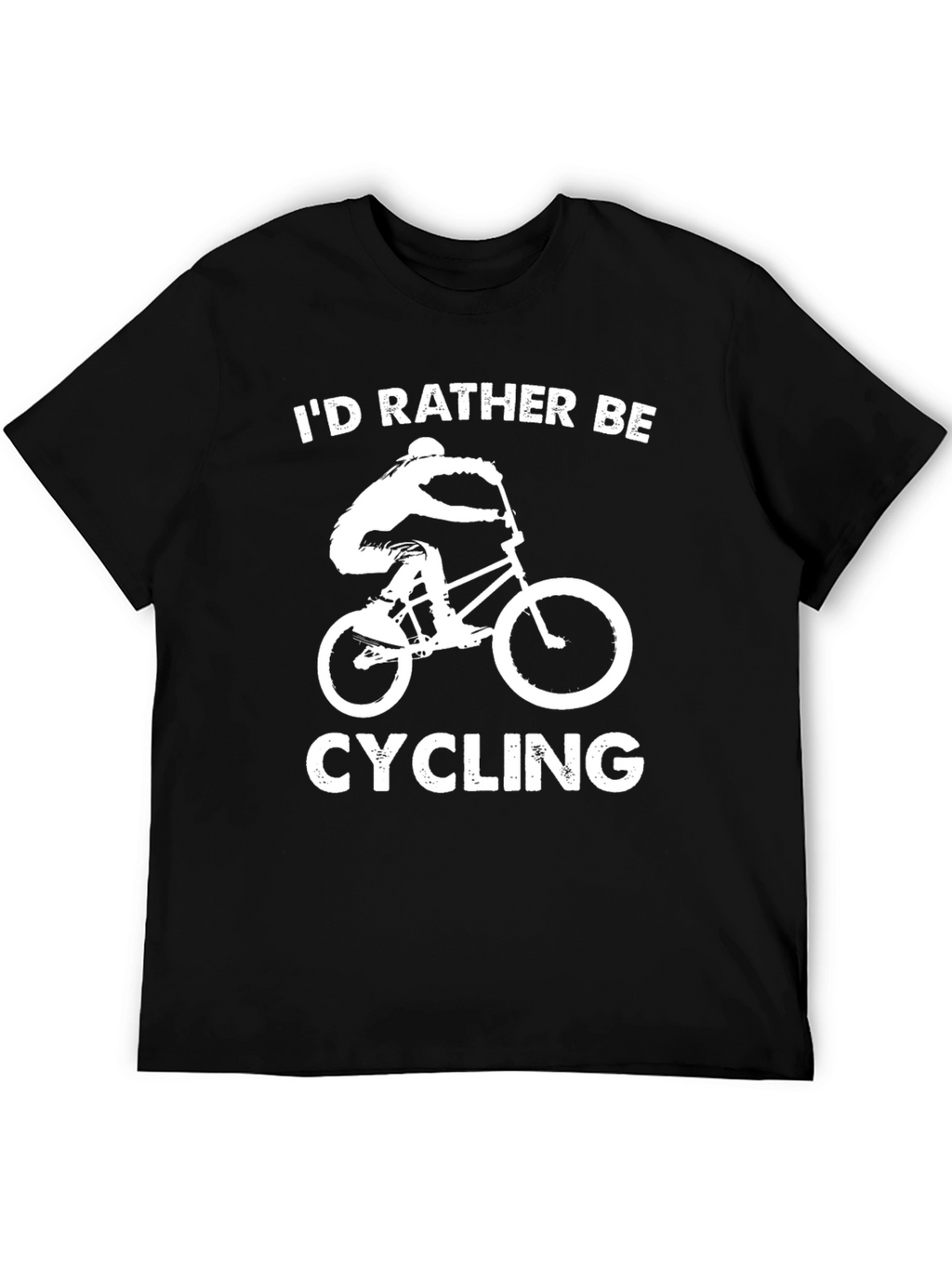 Cycling Enthusiast T-Shirt: Id Rather Be Cycling