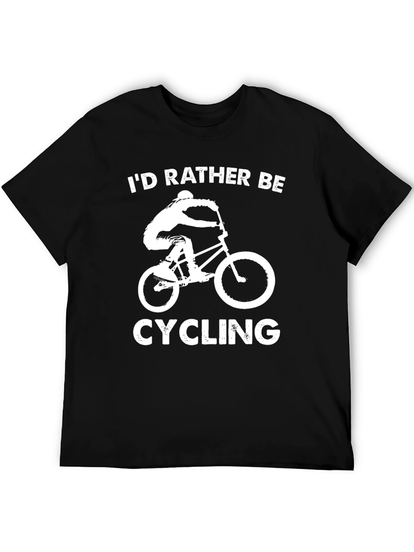 Cycling Enthusiast T-Shirt: Id Rather Be Cycling