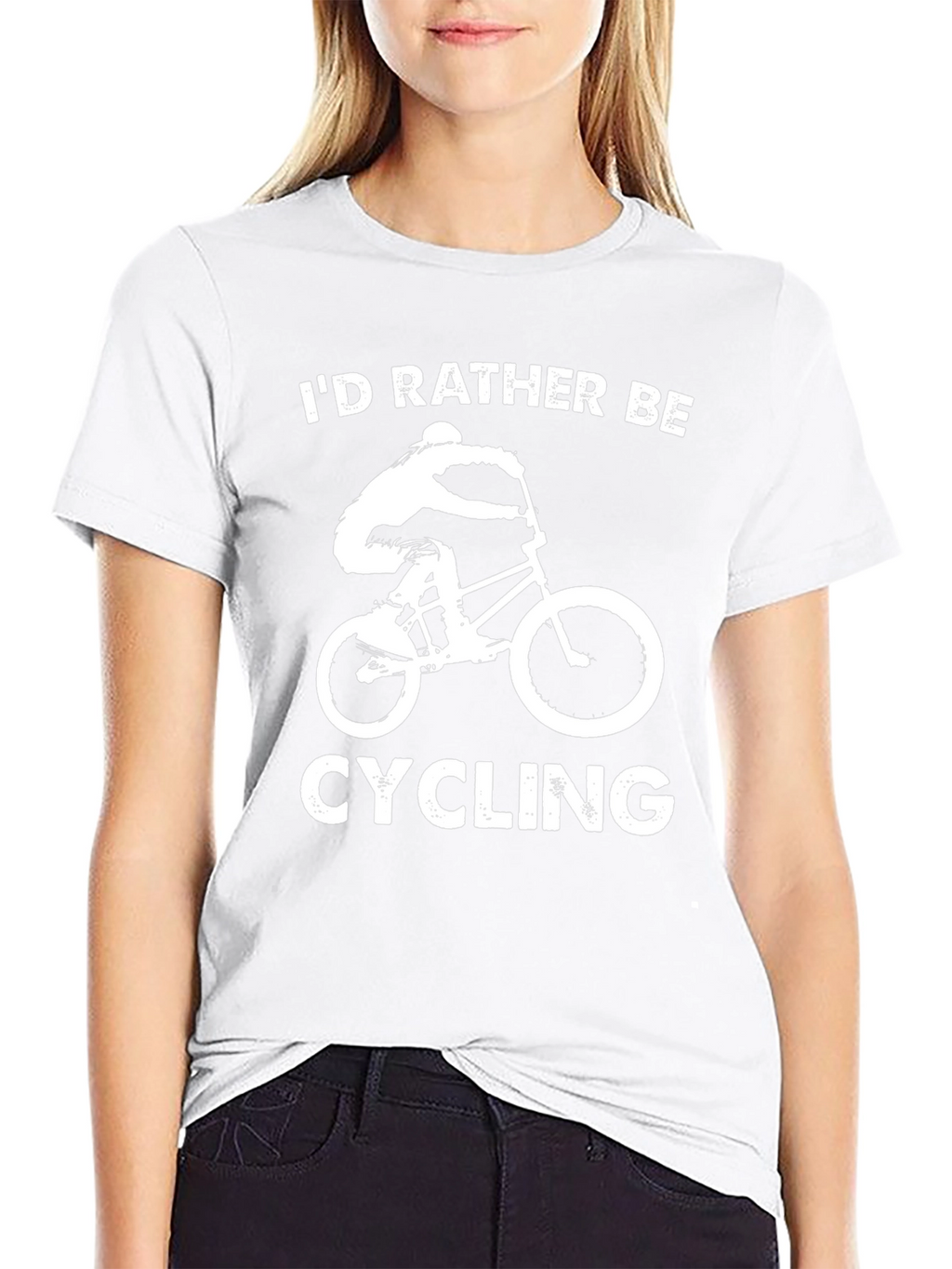 Cycling Enthusiast T-Shirt: Id Rather Be Cycling