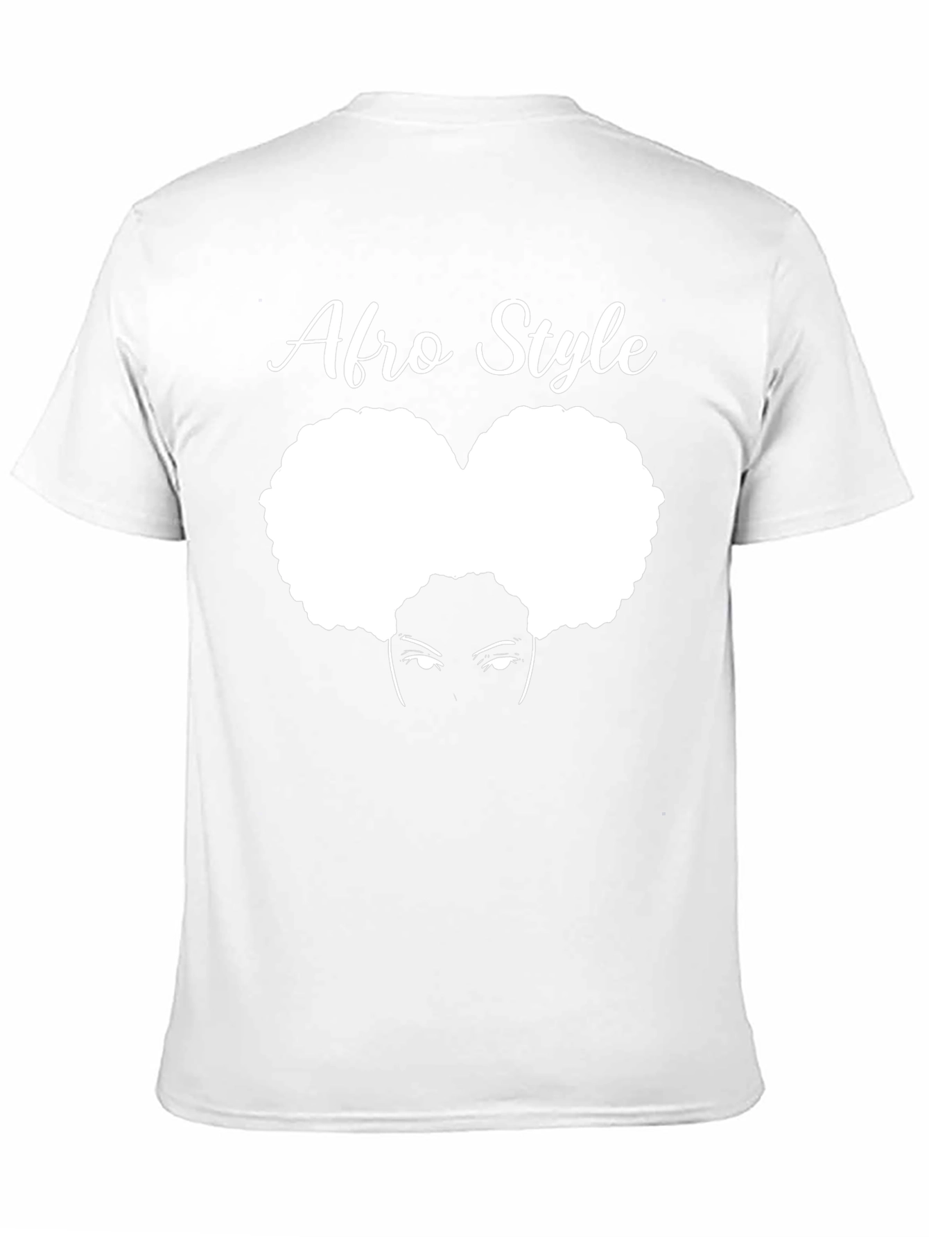 Afro Style T-Shirt - Black Graphic Tee