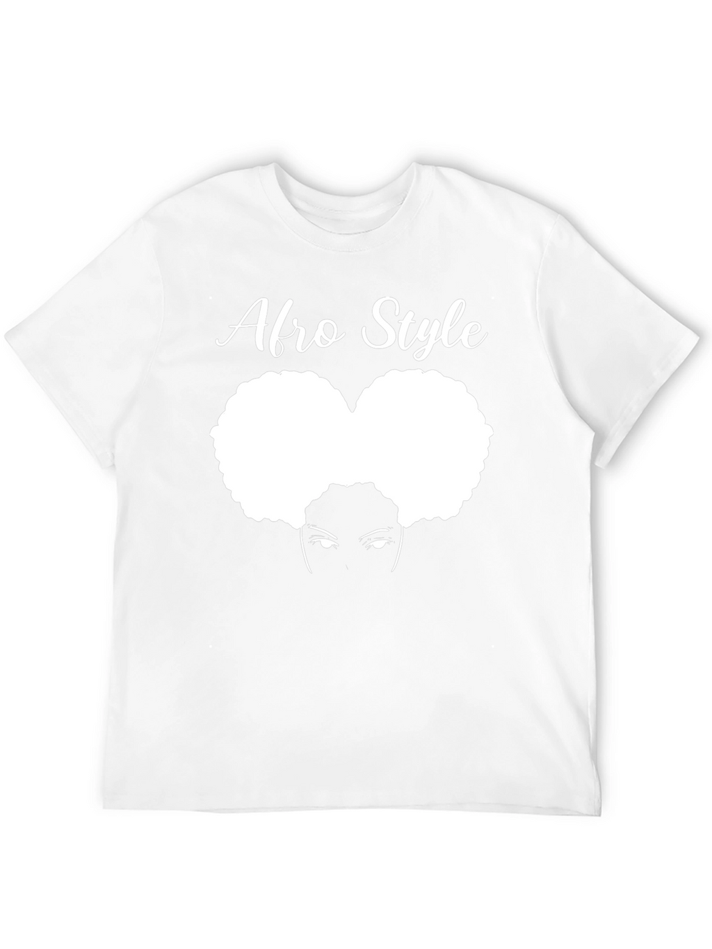 Afro Style T-Shirt - Black Graphic Tee