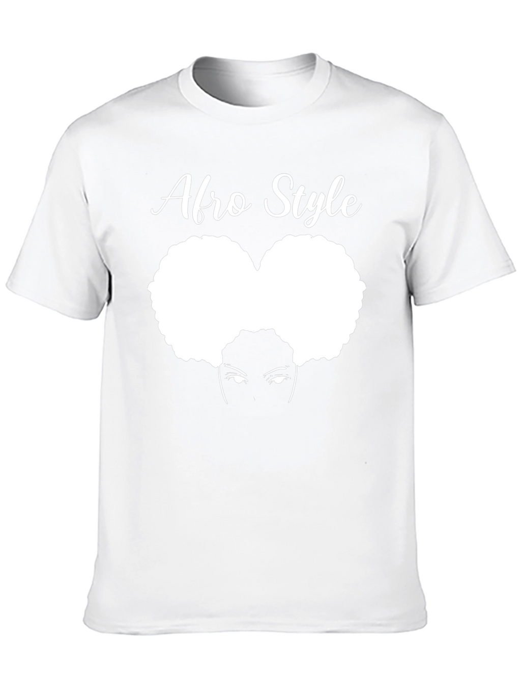 Afro Style T-Shirt - Black Graphic Tee