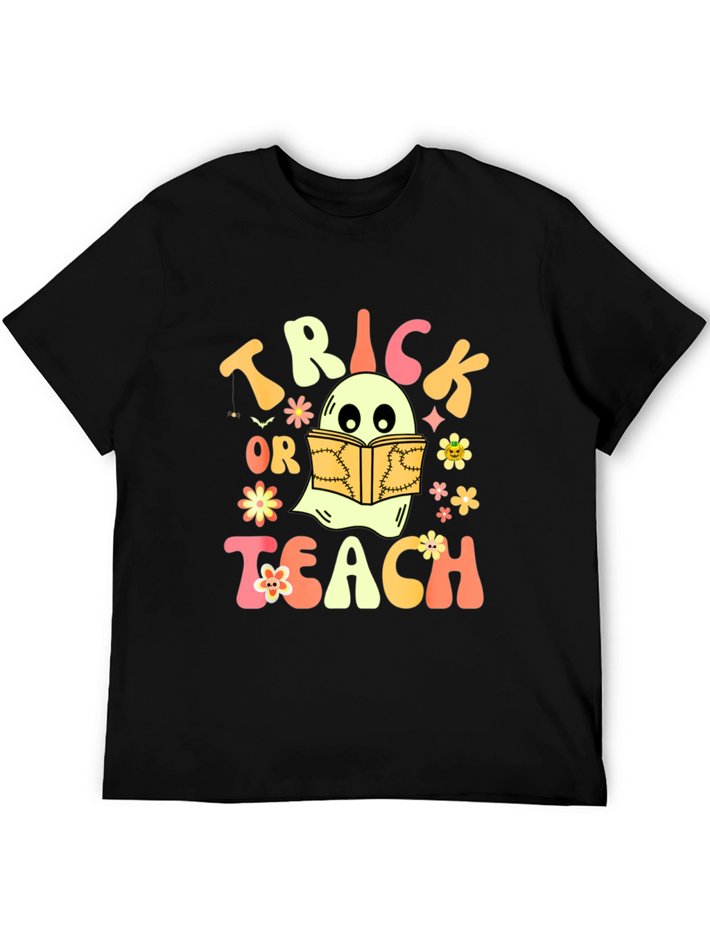 Trick or Teach Ghost Halloween T-Shirt