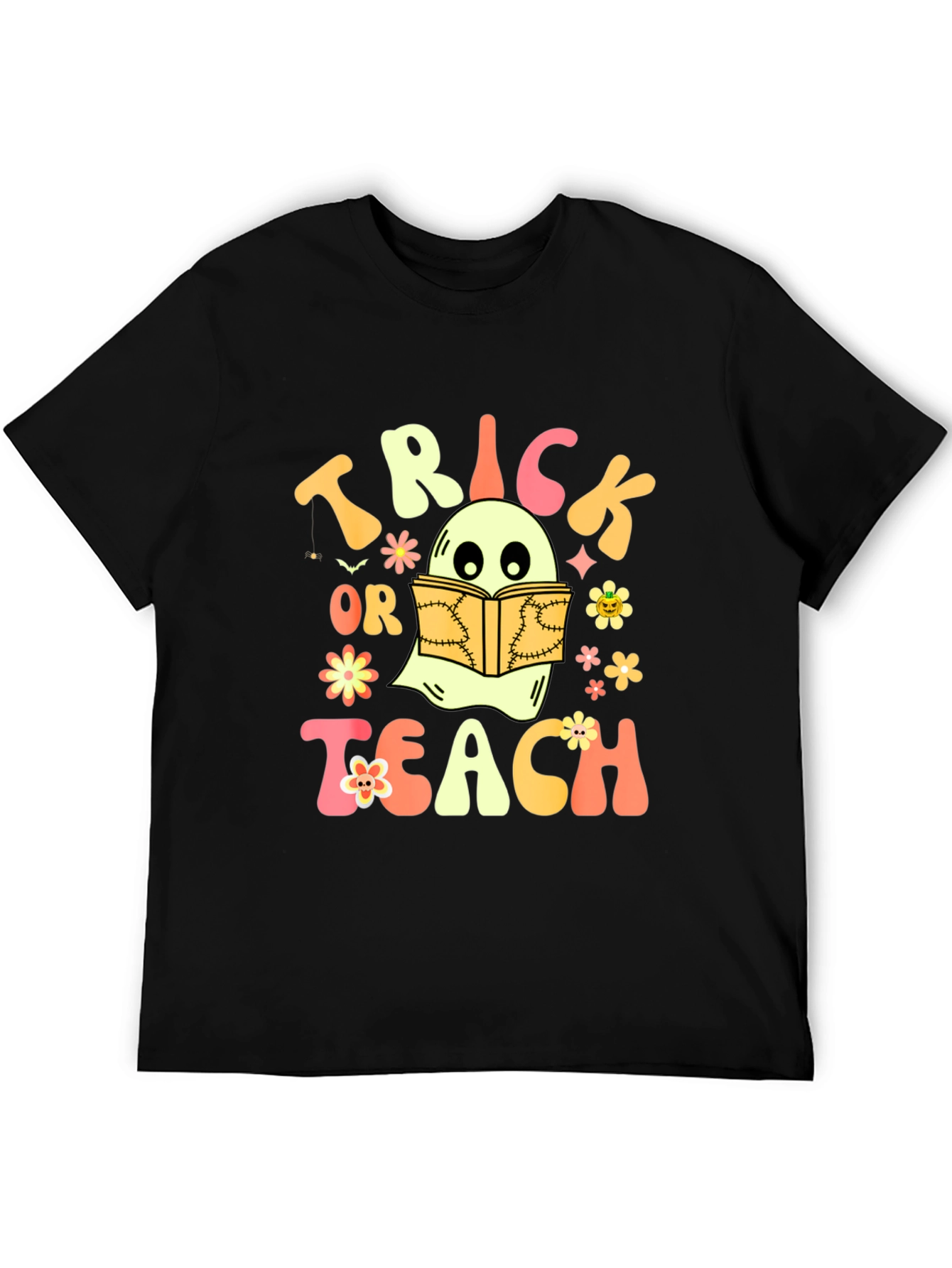 Trick or Teach Ghost Halloween T-Shirt