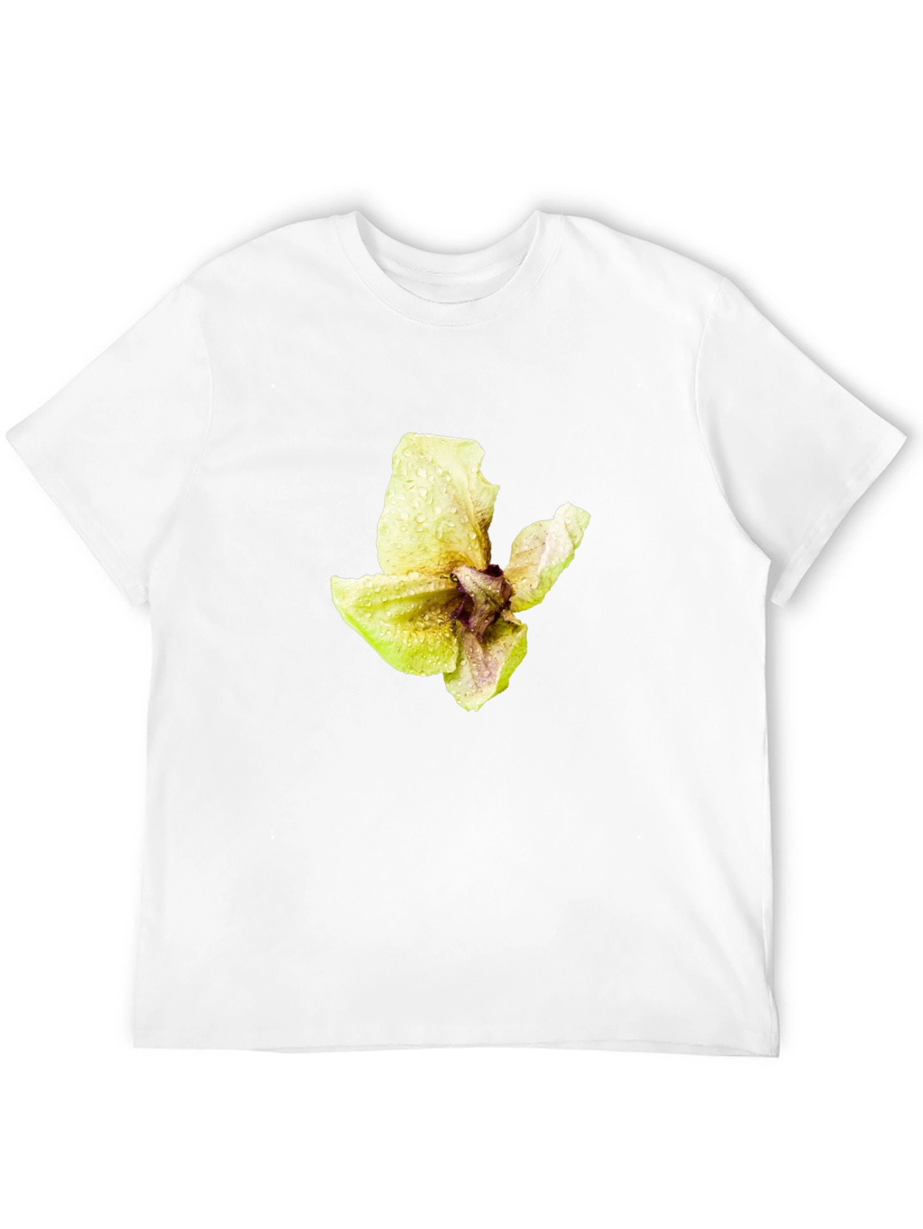 Floral Graphic Black Tee - Stylish Mens Casual Wear