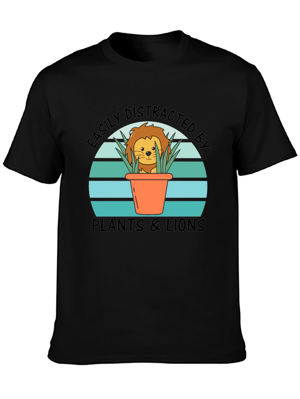 Easily Distracted by Plants & Lions Graphic Tee