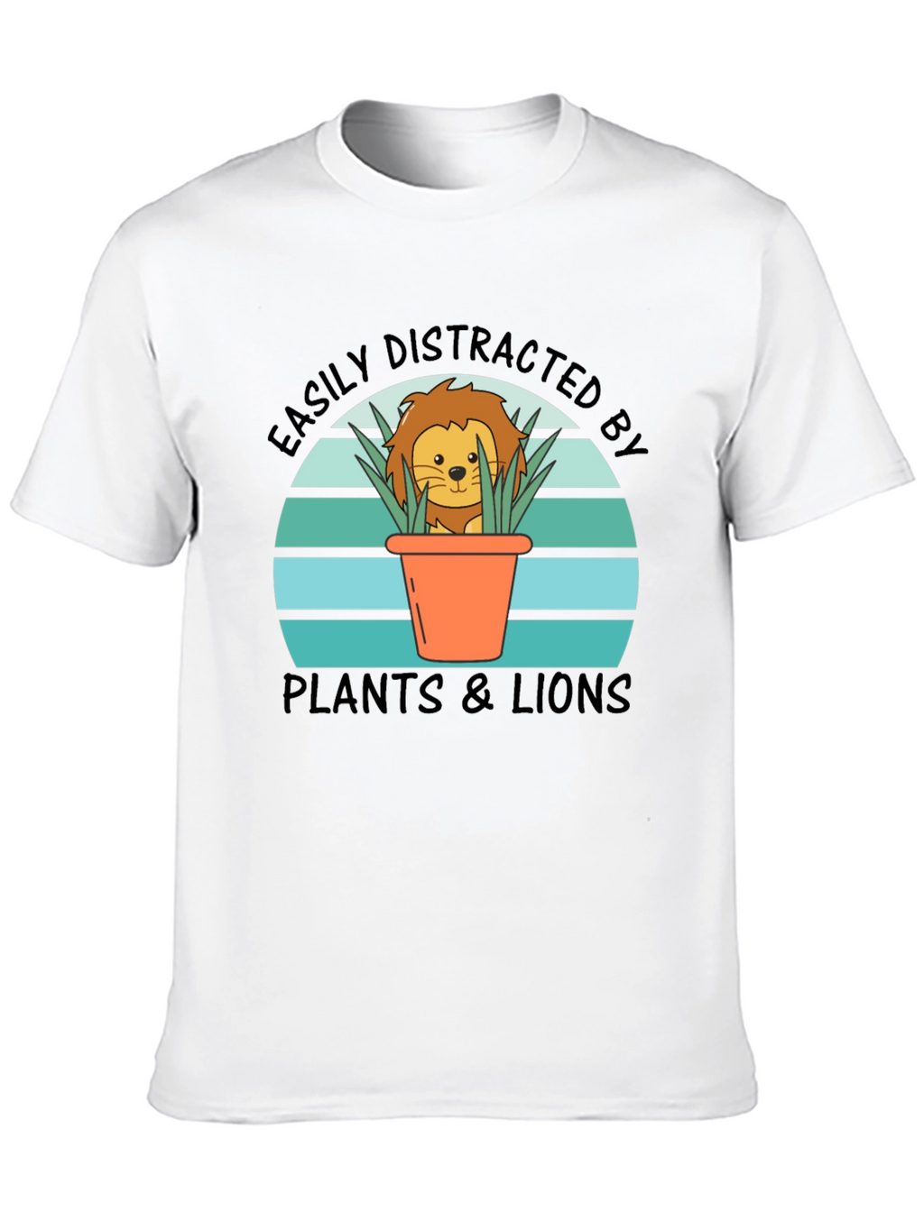 Easily Distracted by Plants & Lions Graphic Tee