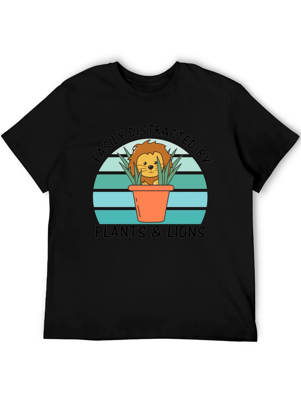 Easily Distracted by Plants & Lions Graphic Tee