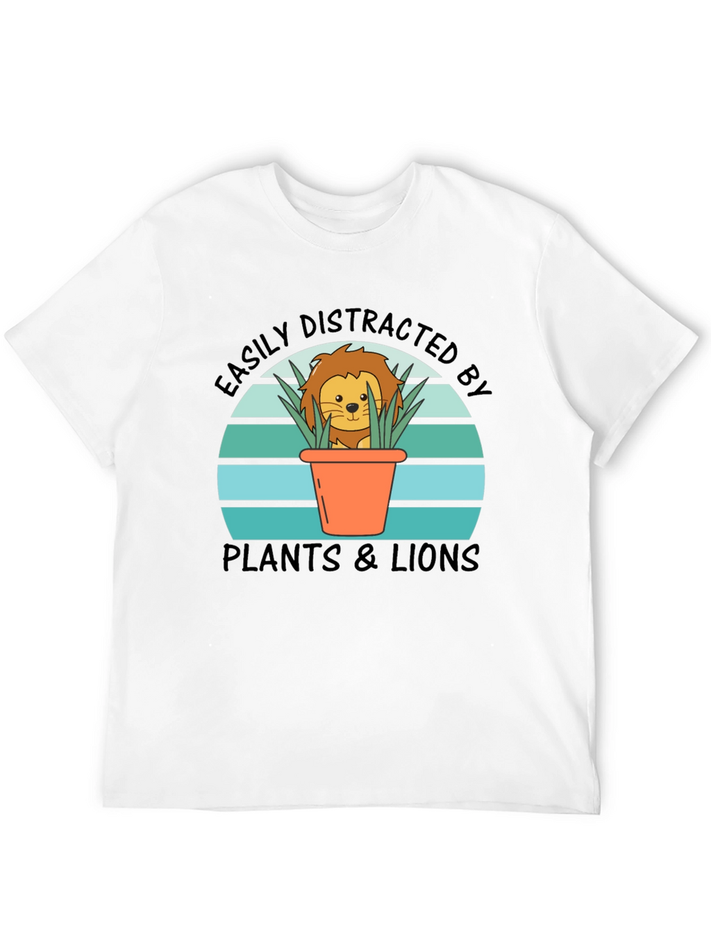 Easily Distracted by Plants & Lions Graphic Tee