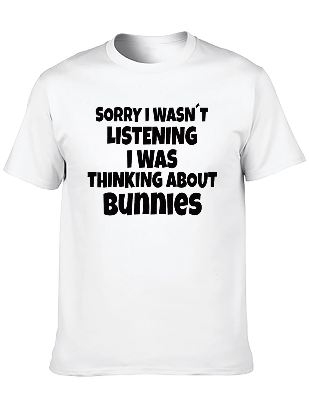 Bunnies Thought T-Shirt - Funny Slogan Tee
